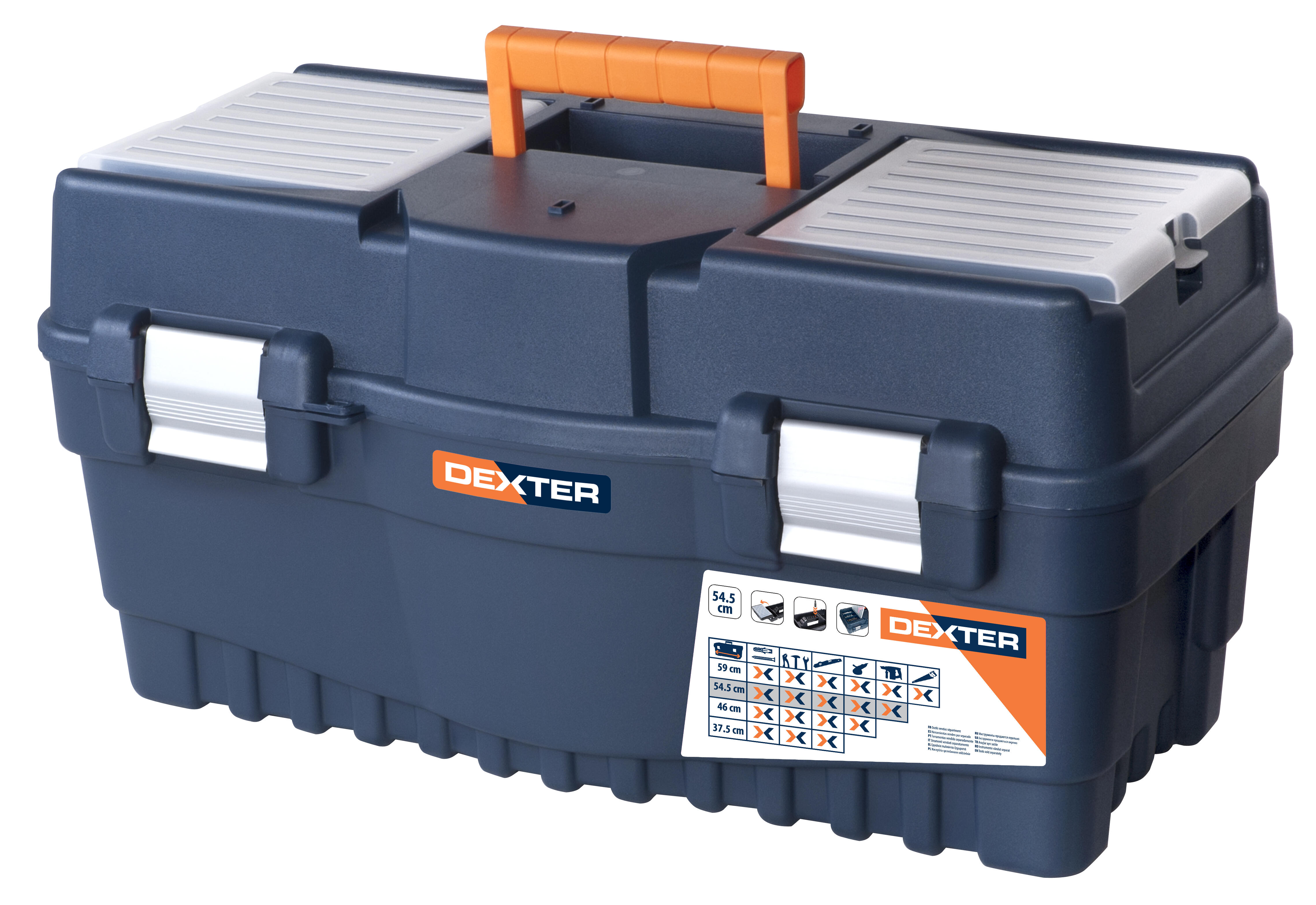 Caja de herramientas DEXTER con capacidad de 32 litros - 4