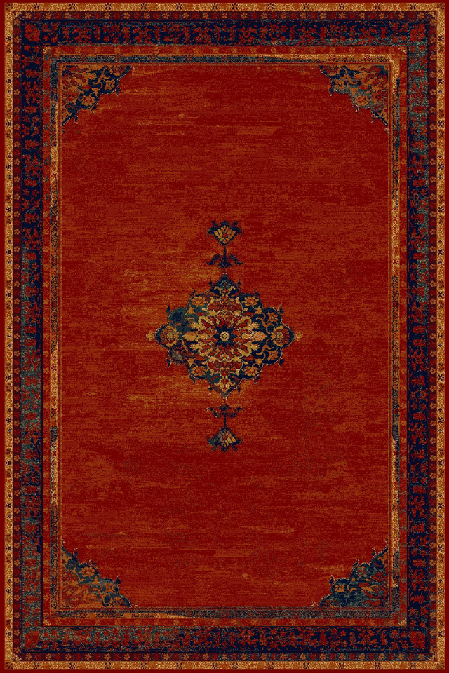 Dywan wełniany Samarkand Rubin 135 x 200 cm
