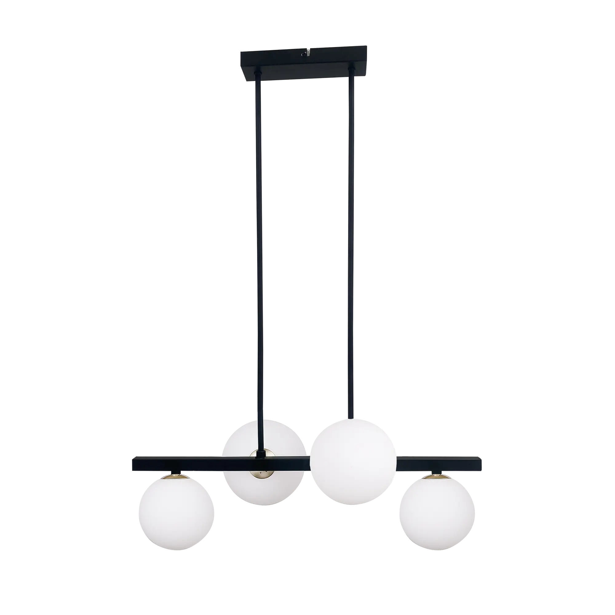 Lampa wisząca Kama czarno-biała 4 x G9 Candellux