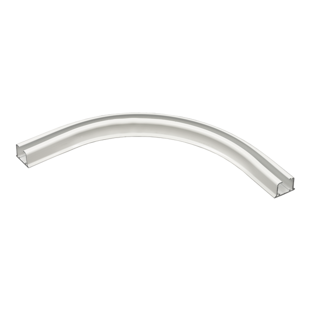 Łuk dwustronny do szyny sufit. 1-tor biały Inspire