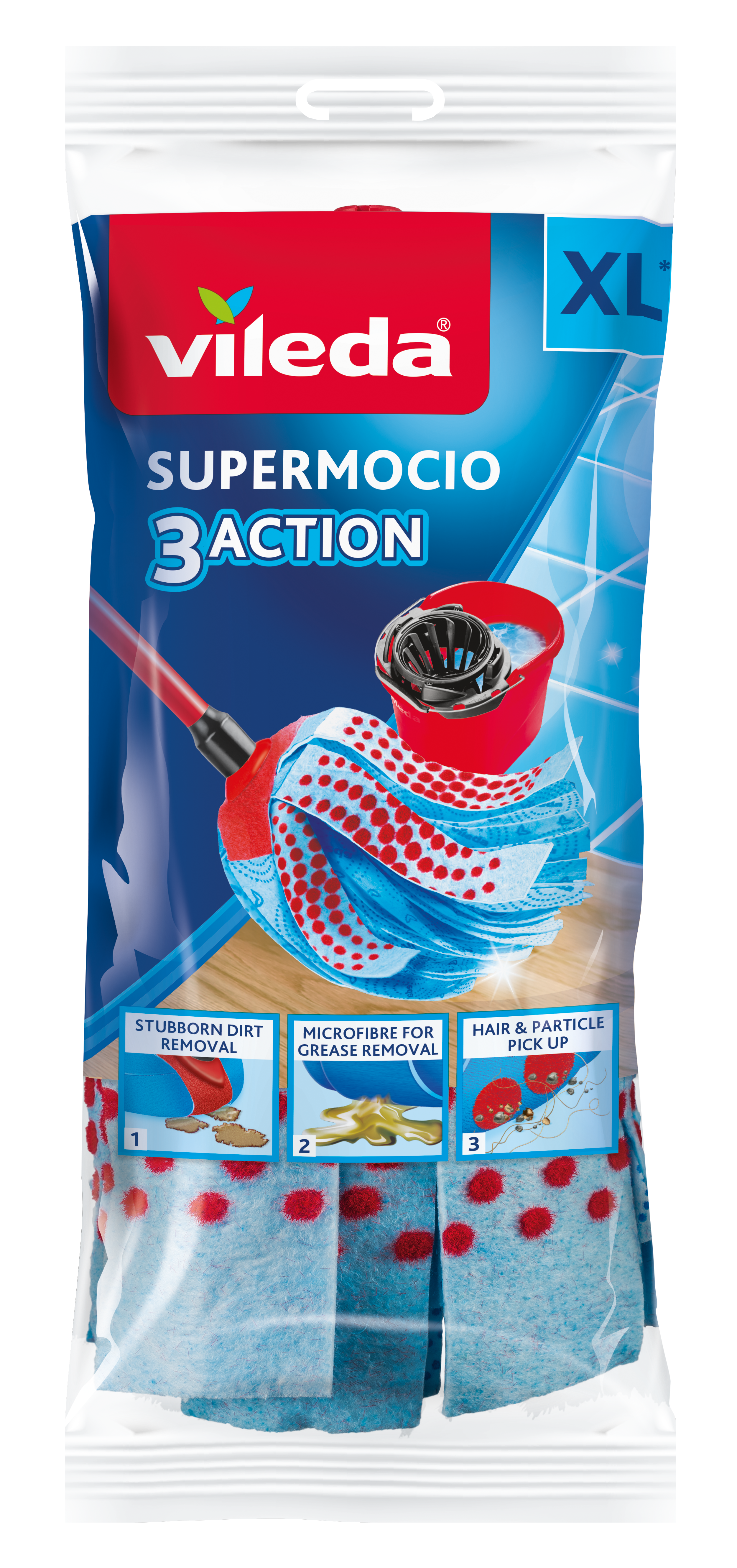 Nakładka do mopa 3Action Velour XL Vileda - 2