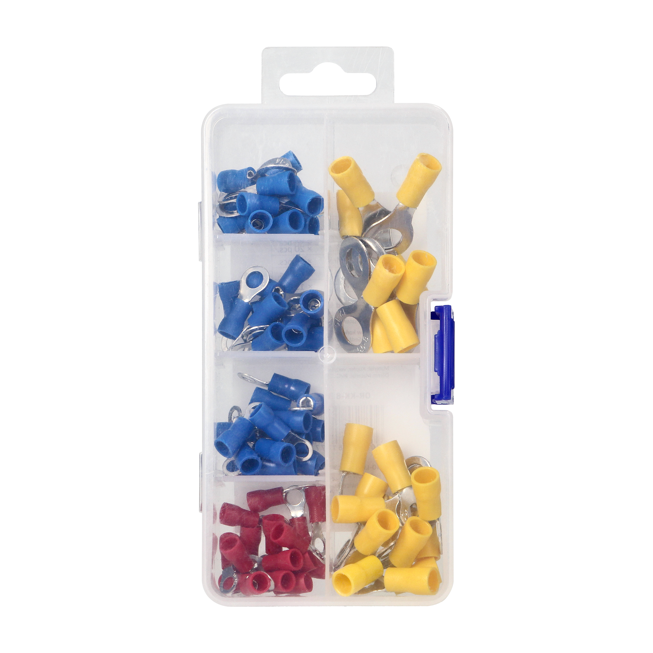 Końcówka oczkowa mix 120 szt. Orno - 4