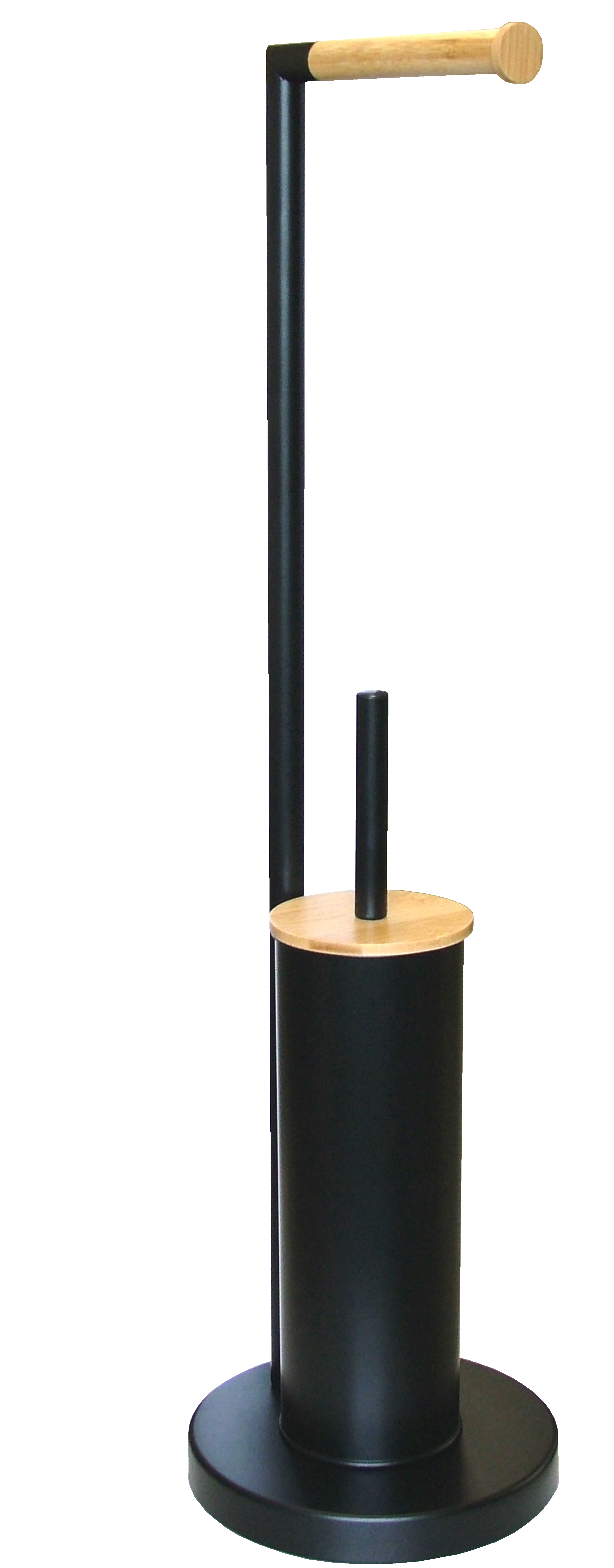 Stojak na papier toaletowy i szczotkę toaletową Czarny Bambus Dietsche - 2