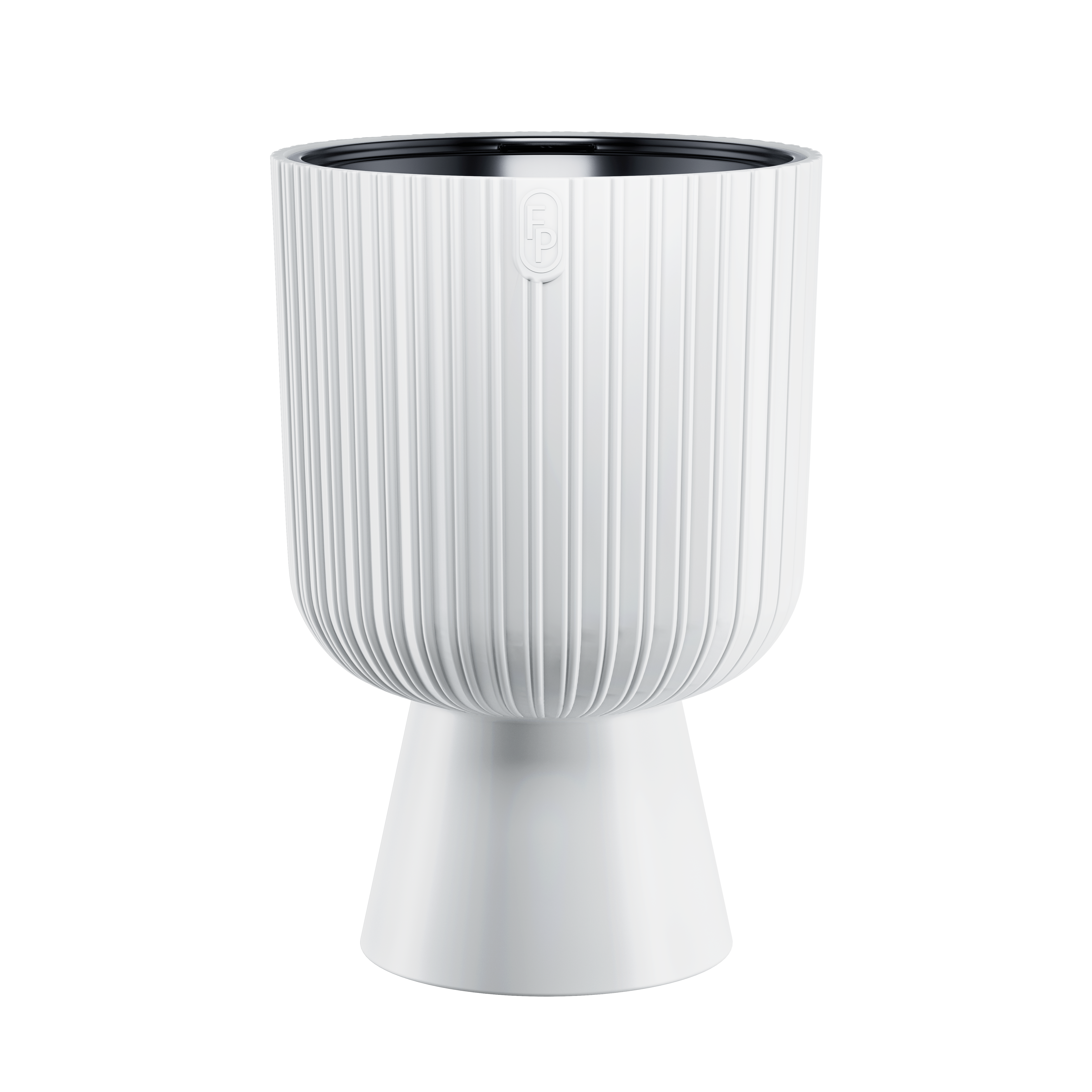 Doniczka Keli Mika 38.5 cm biała Form-Plastic