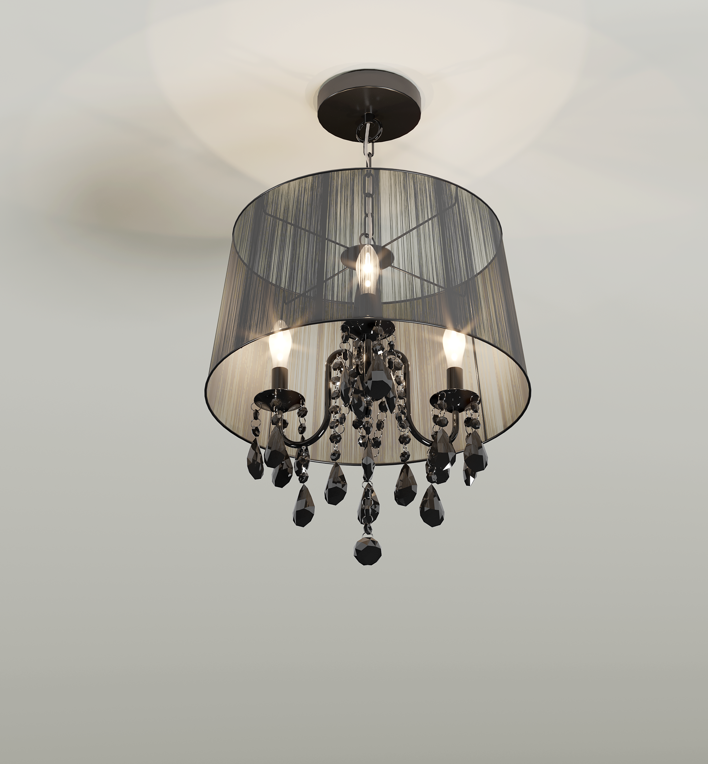 Lampa wisząca Mona czarna E14 Light Prestige - 2