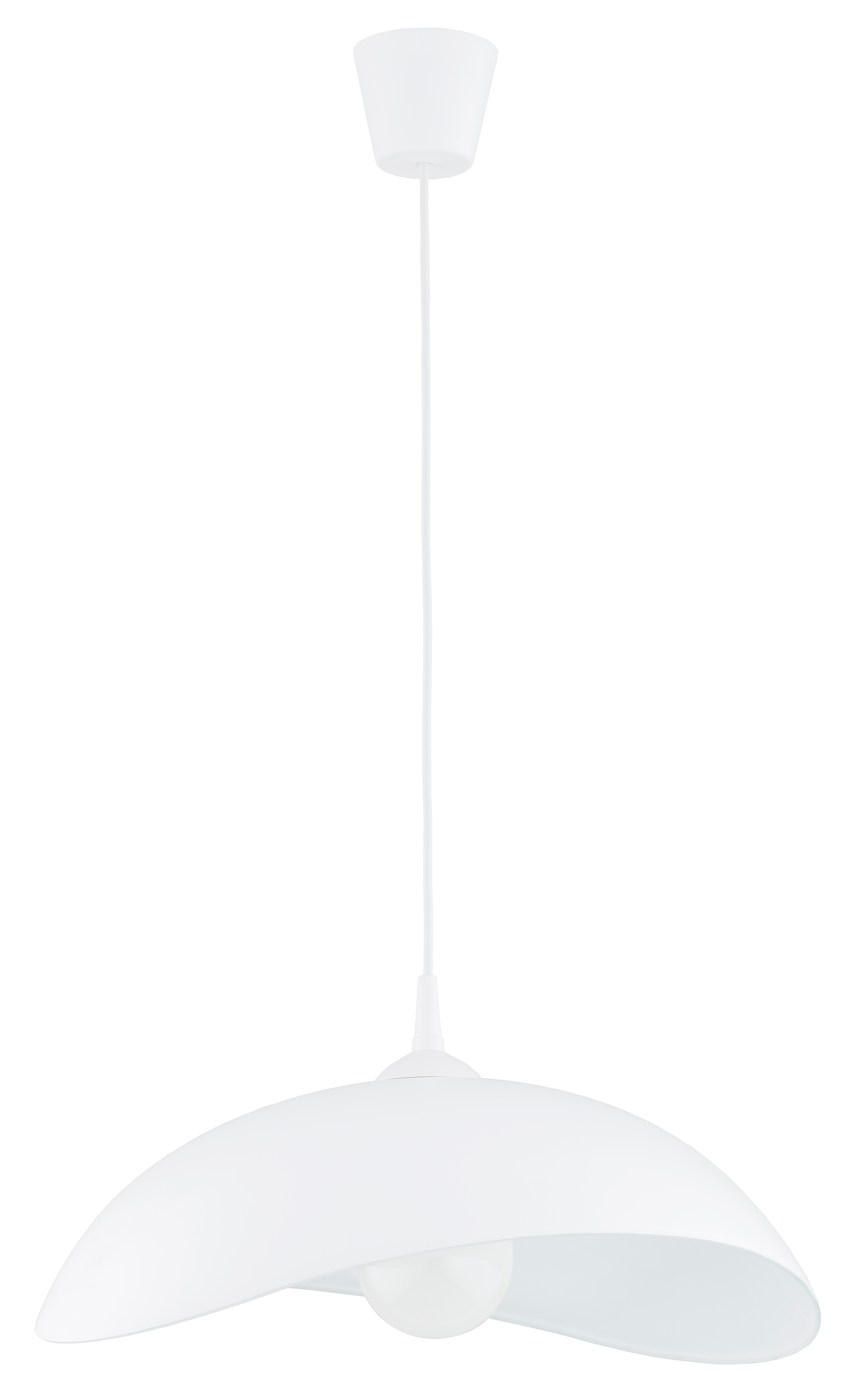 Lampa wisząca Jaśmin biała E27 Alfa