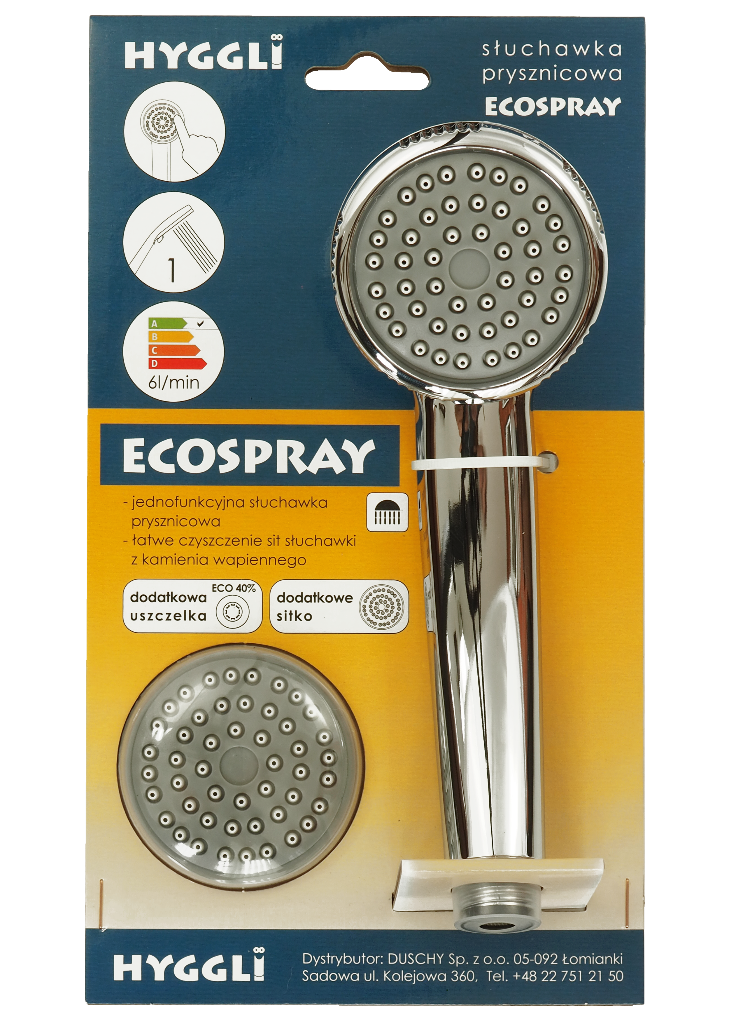 Słuchawka prysznicowa Ecospray Hyggli - 2