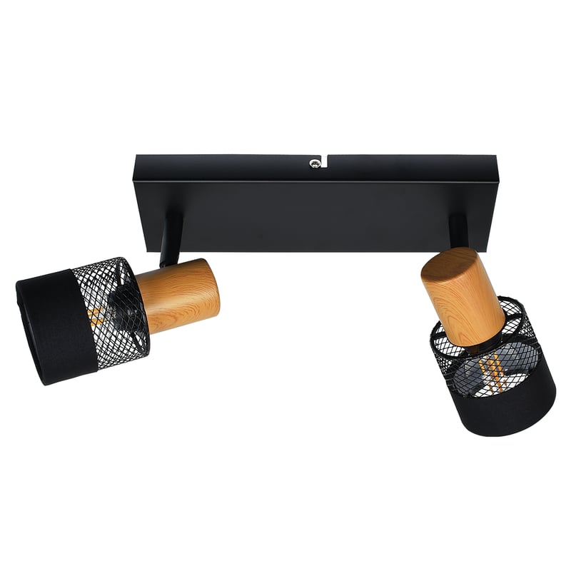 Listwa reflektorowa Coletta czarna 2 x E14 Italux