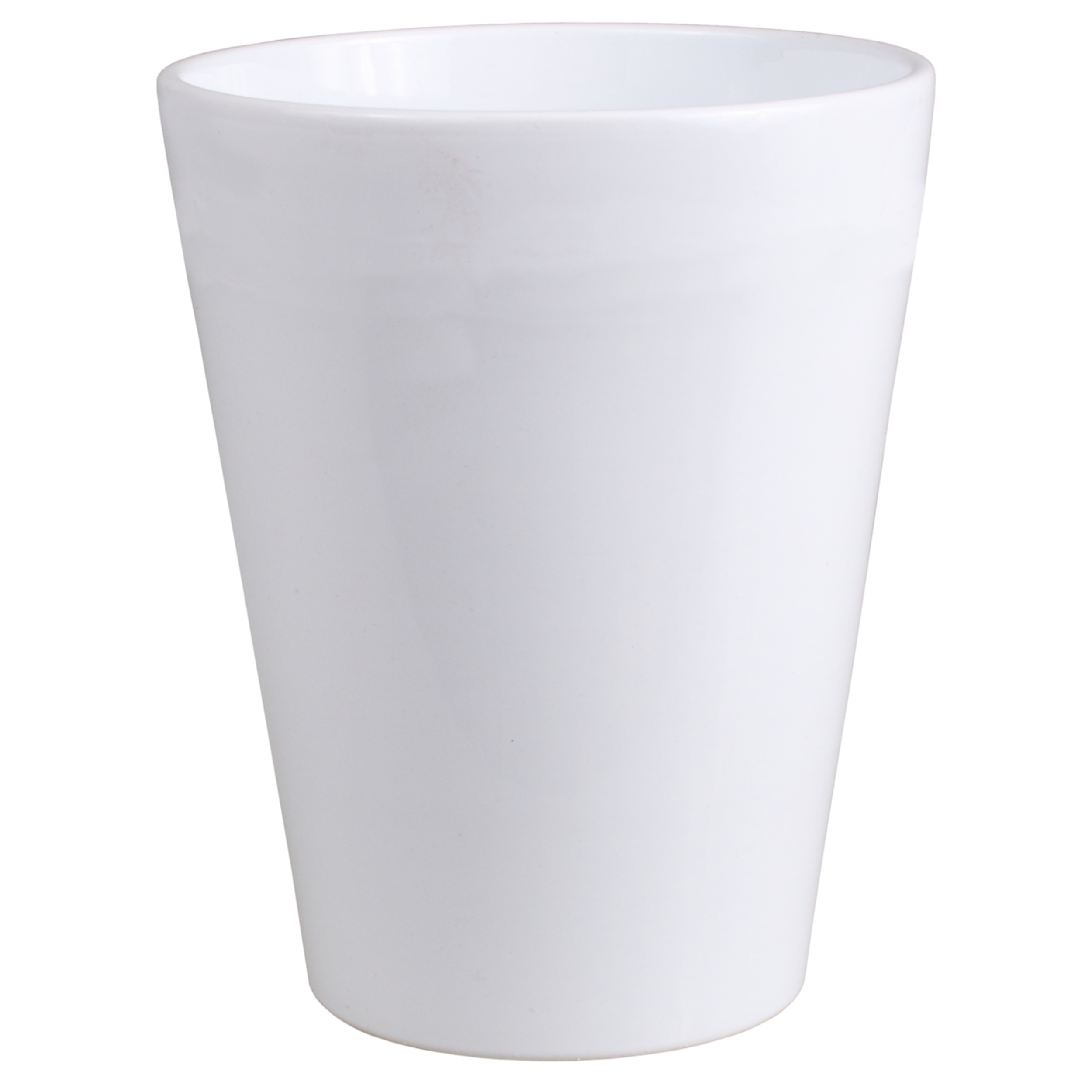 Osłonka doniczki ceramiczna Calypso 13cm biała Cermax - 2