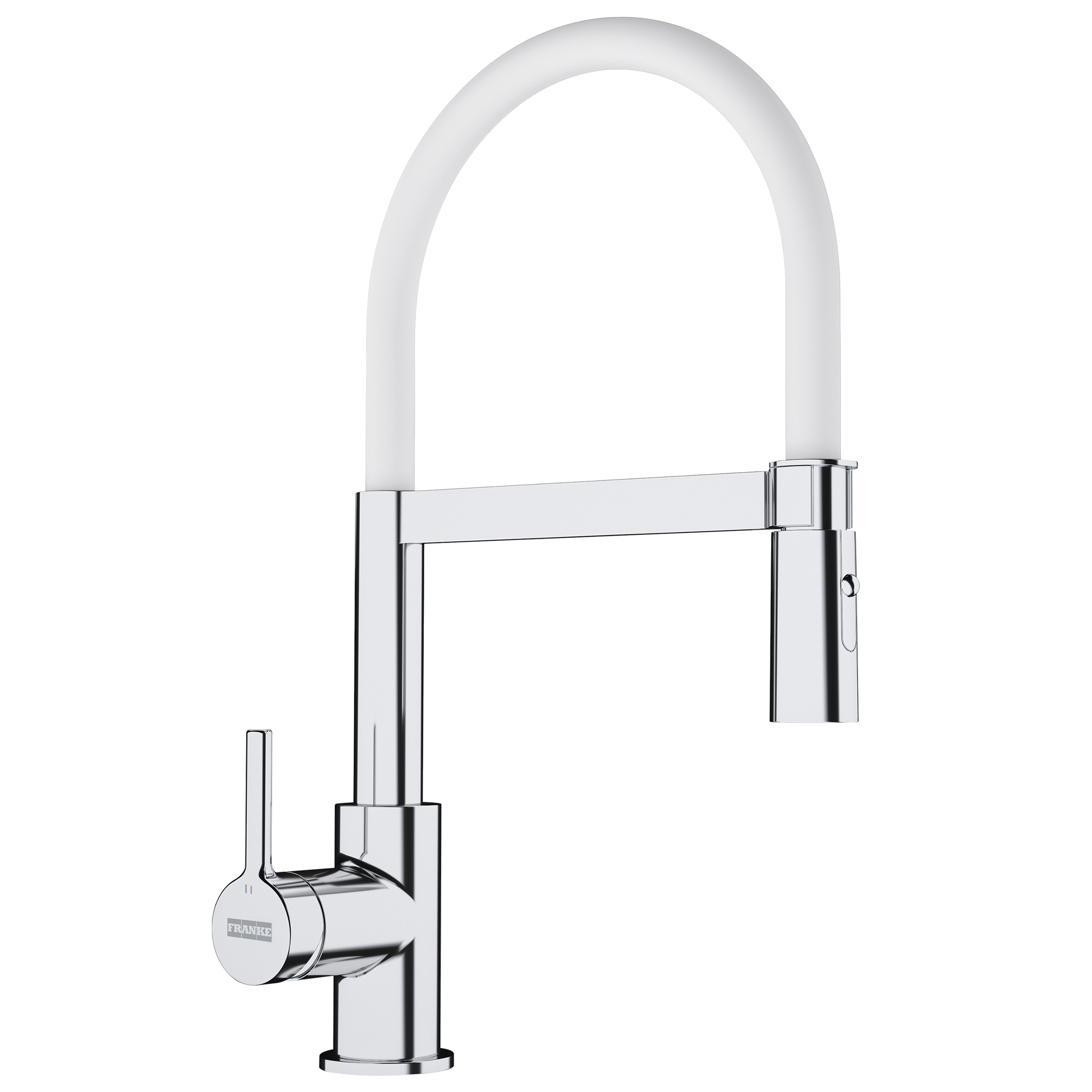 Bateria kuchenna z ruchomą wylewką U 41 cm Lina 2FUN Biała Franke