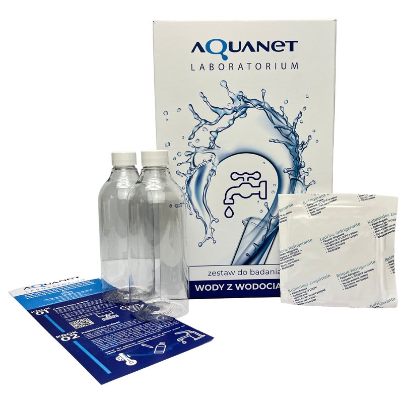 Zestaw do badania wody z wodociągu Aquanet Laboratorium
