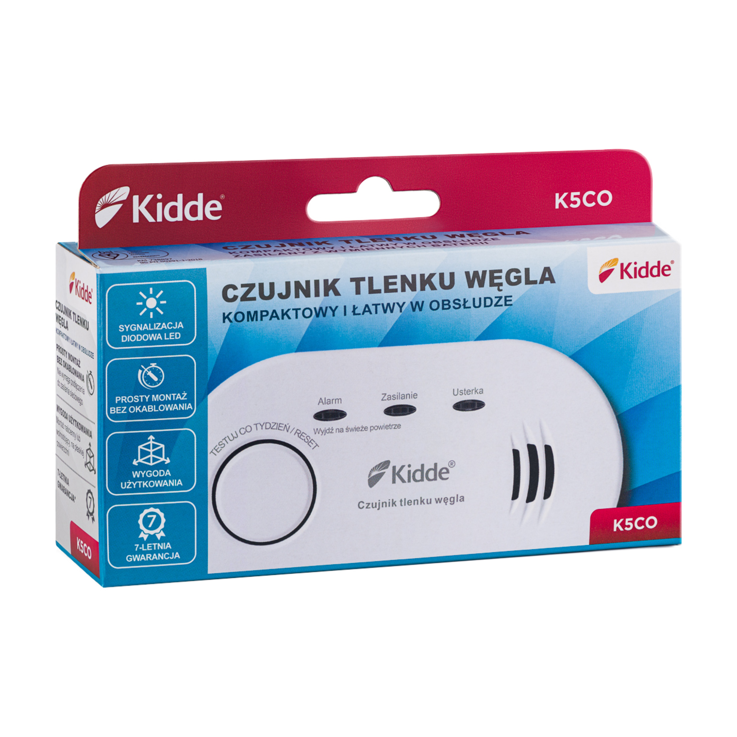 Czujka tlenku węgla K5CO KIDDE - 5