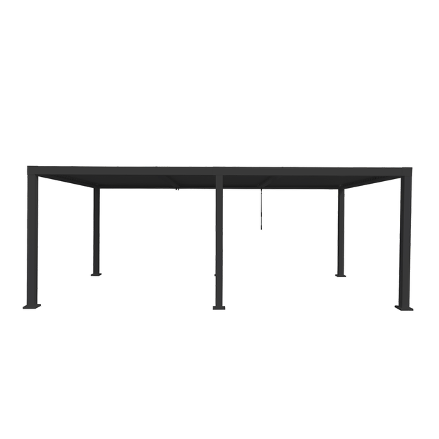 Pawilon ogrodowy pergola Clima 614x313x230 cm antracytowy Naterial