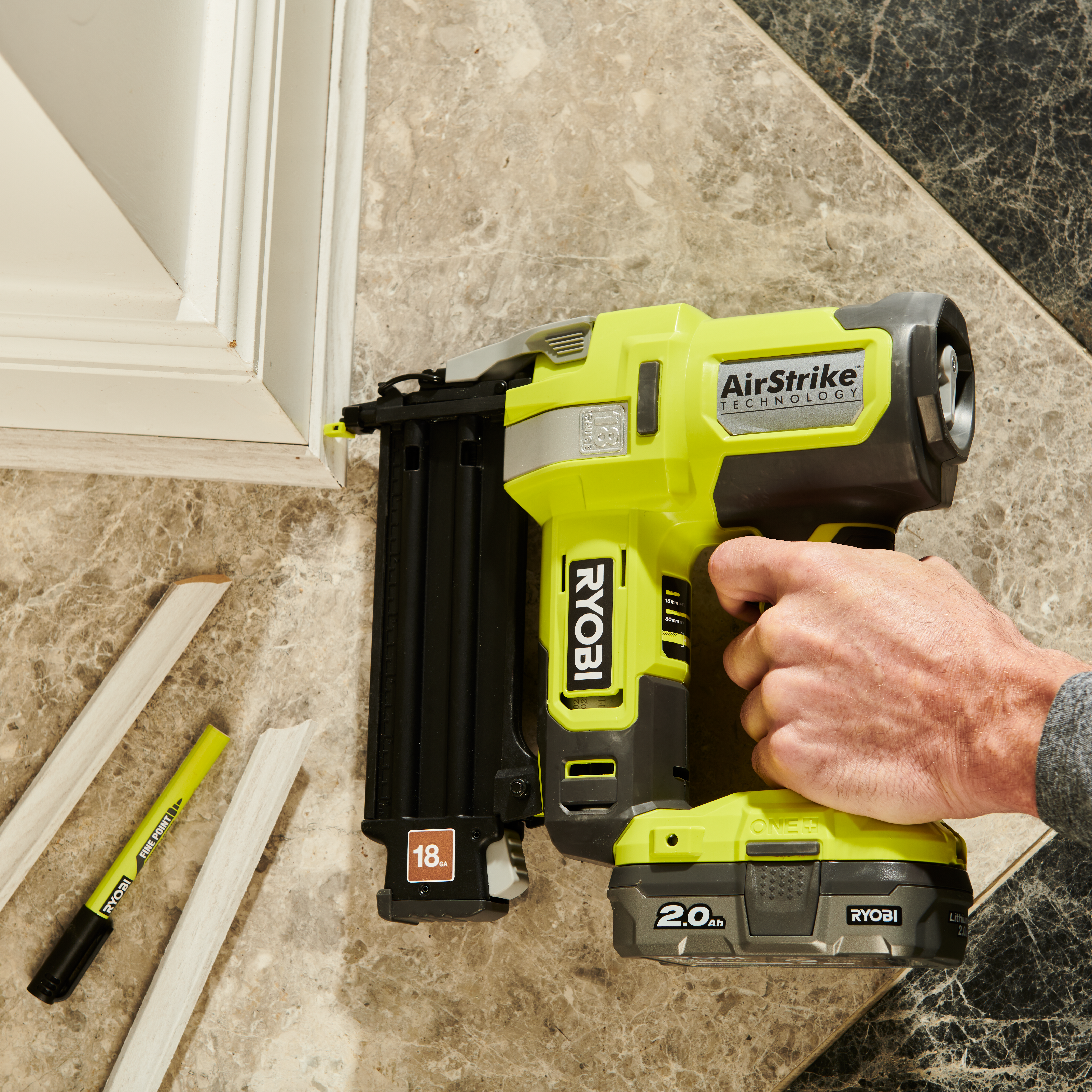 Pistolet do gwoździ akumulatorowy Ryobi One+ R18N18G-0 18V - 2