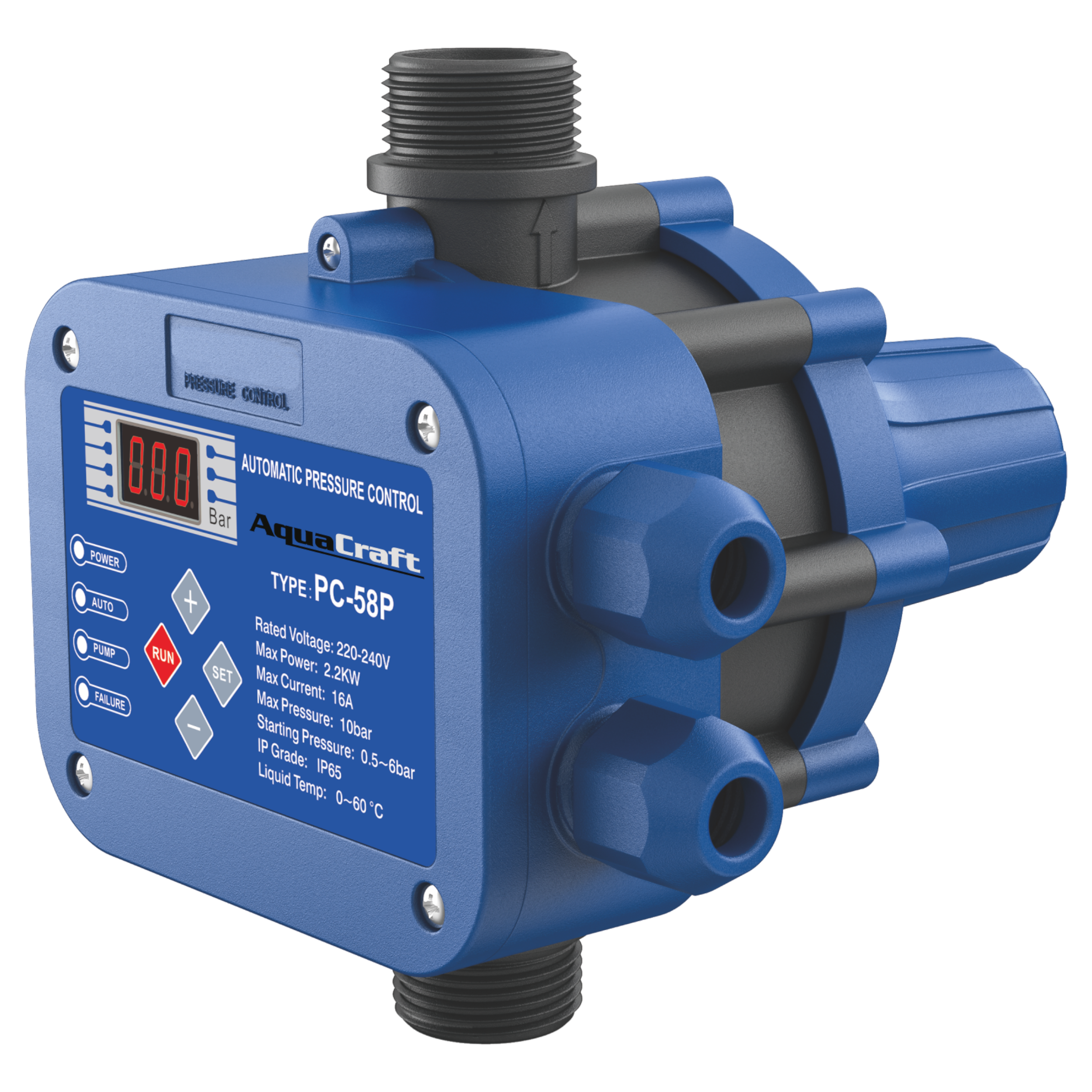 Elektroniczny przełącznik ciśnieniowy do pomp 2200W Aquacraft