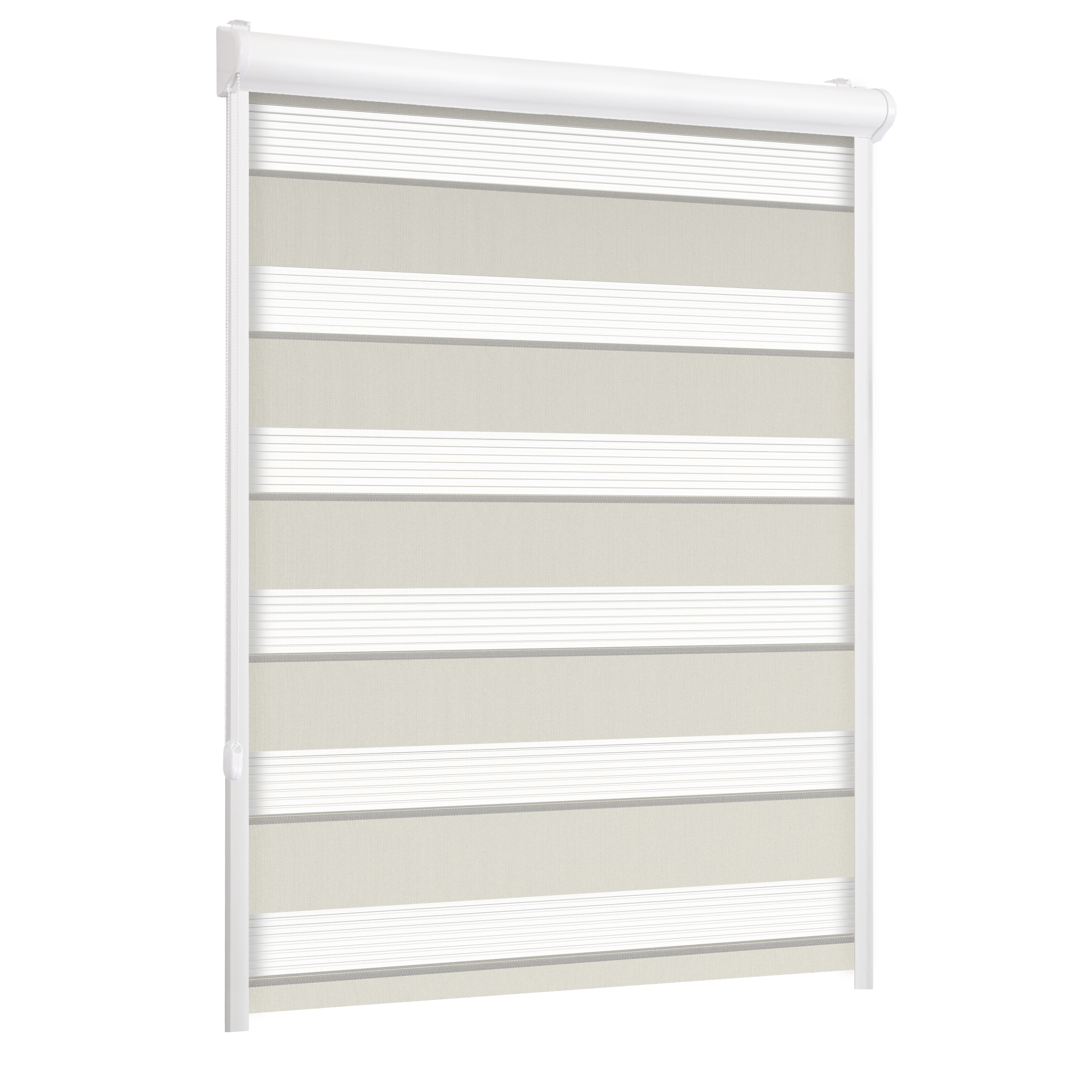 Roleta w kasecie dzień noc Classic lód 96 x 150 cm lewa
