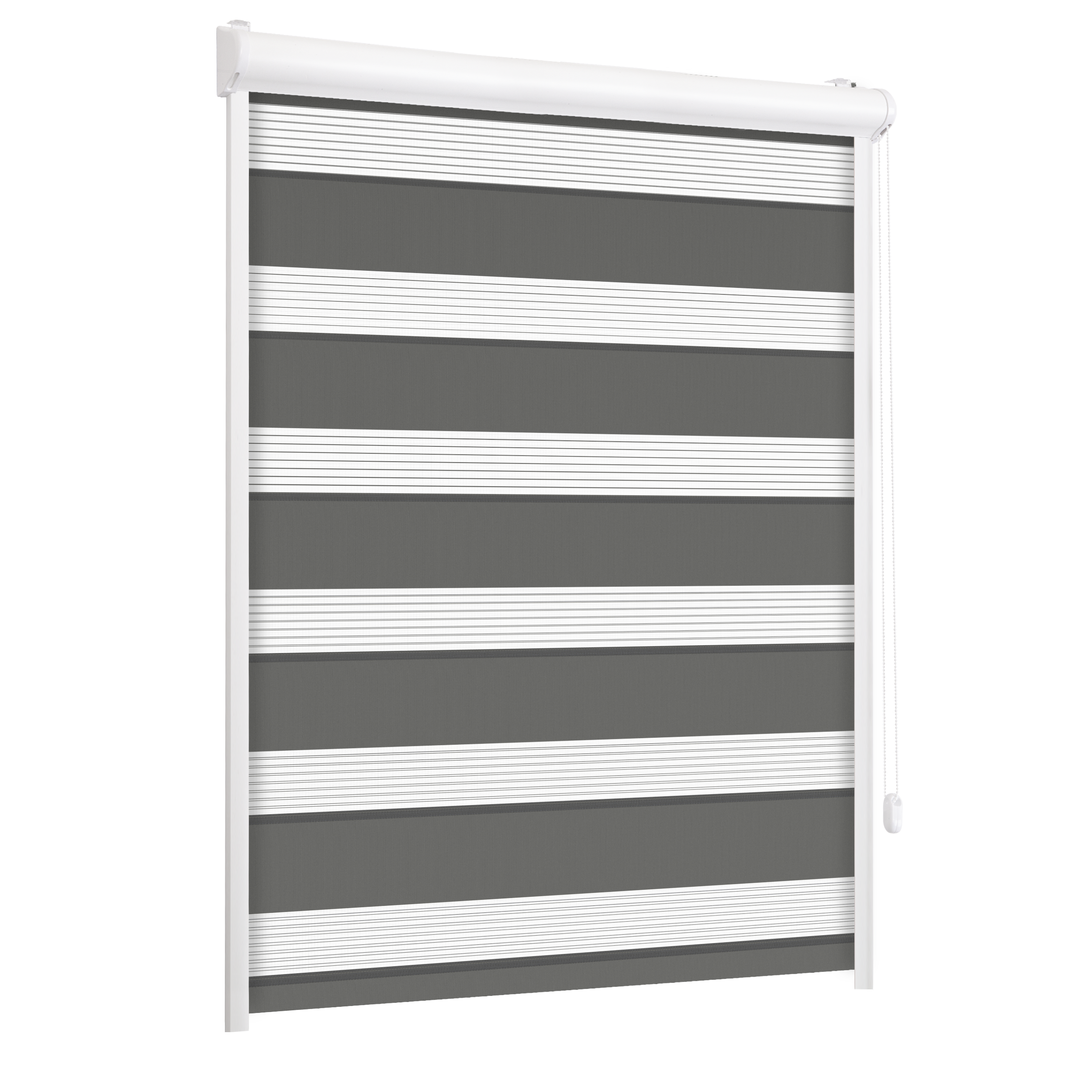 Roleta w kasecie dzień noc Classic stalowa 78 x 150 cm prawa