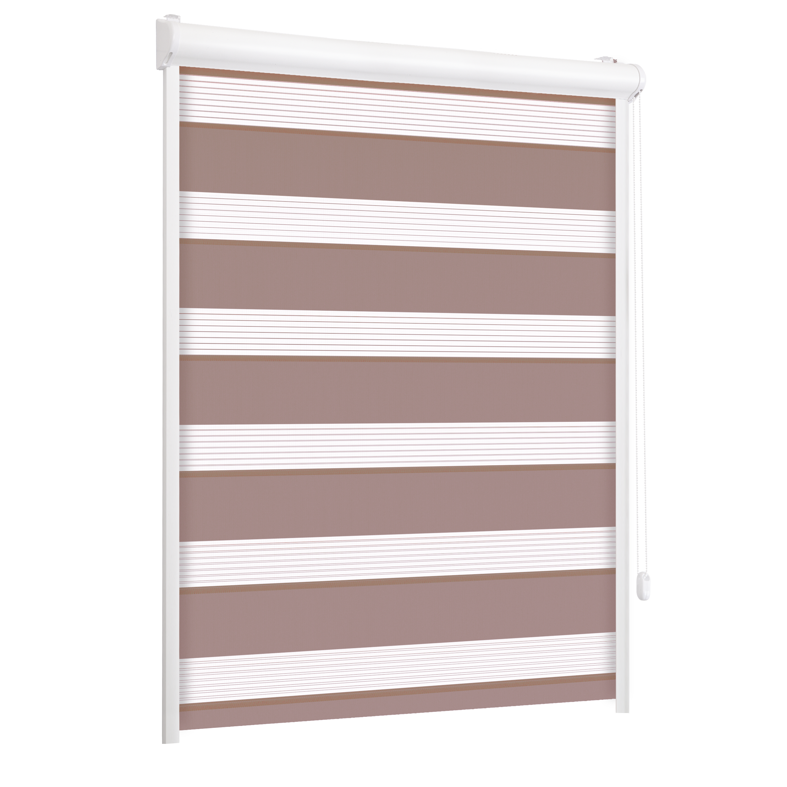 Roleta w kasecie dzień noc Classic wrzos 75 x 150 cm prawa