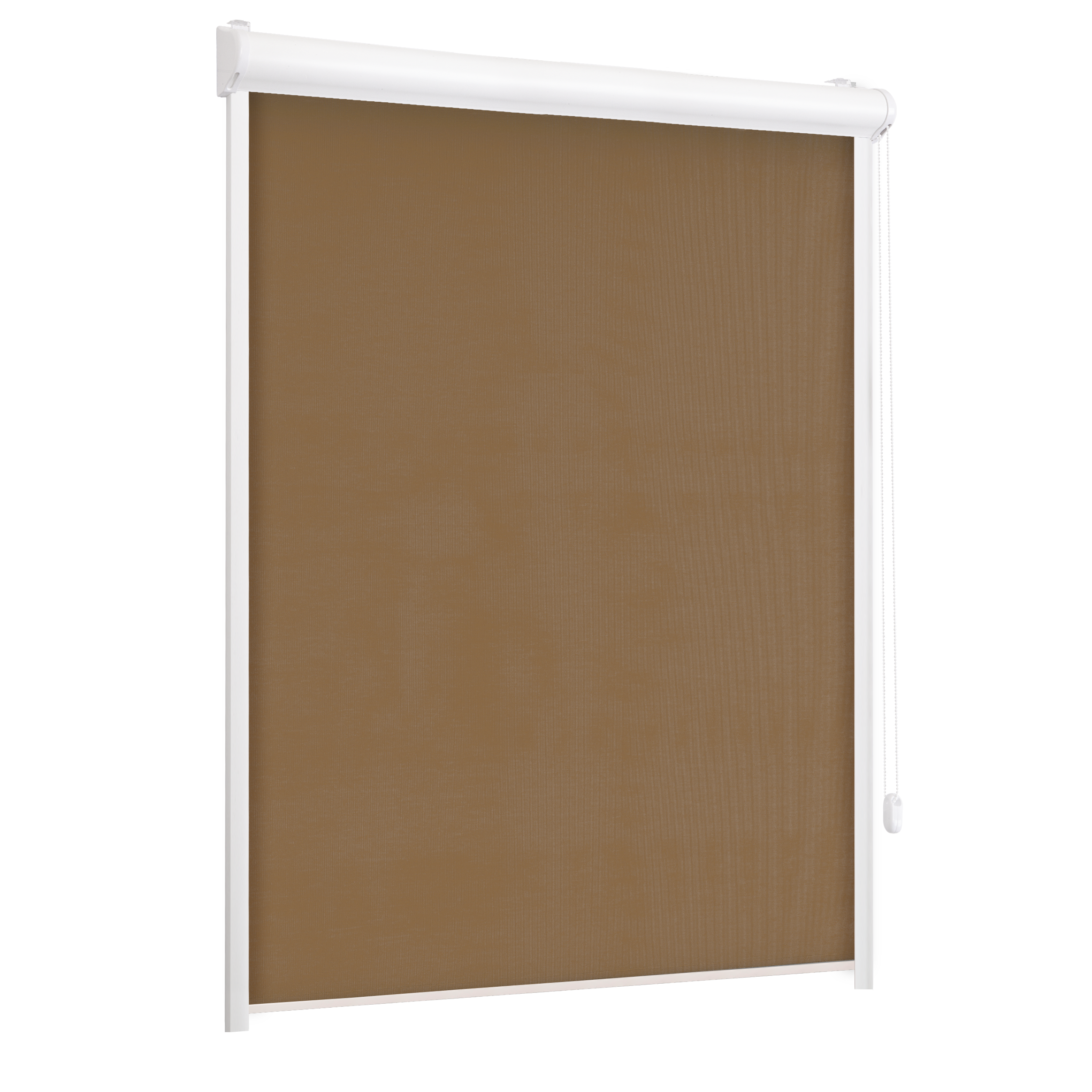Roleta w kasecie zaciemniająca Silver czekolada 91.5 x 150 cm prawa