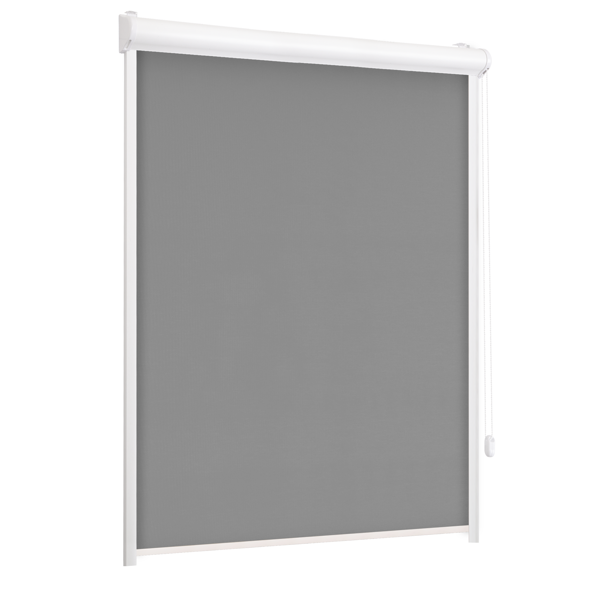 Roleta w kasecie zaciemniająca Silver grafit 55.5 x 220 cm prawa