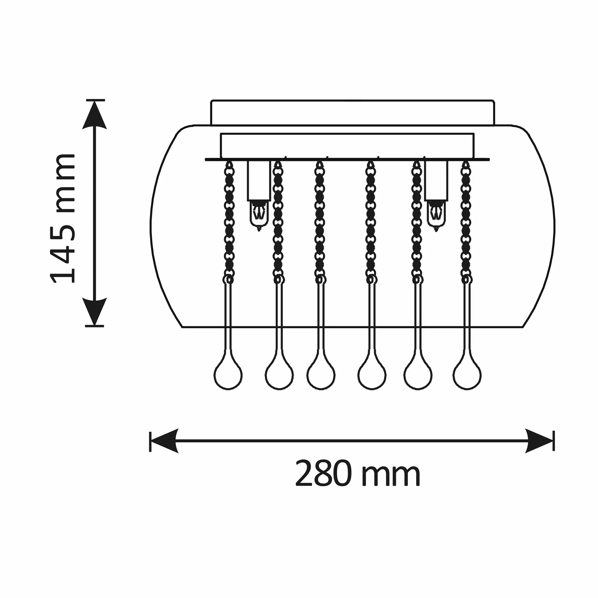 Kinkiet Julia srebrny LED Polux - 5