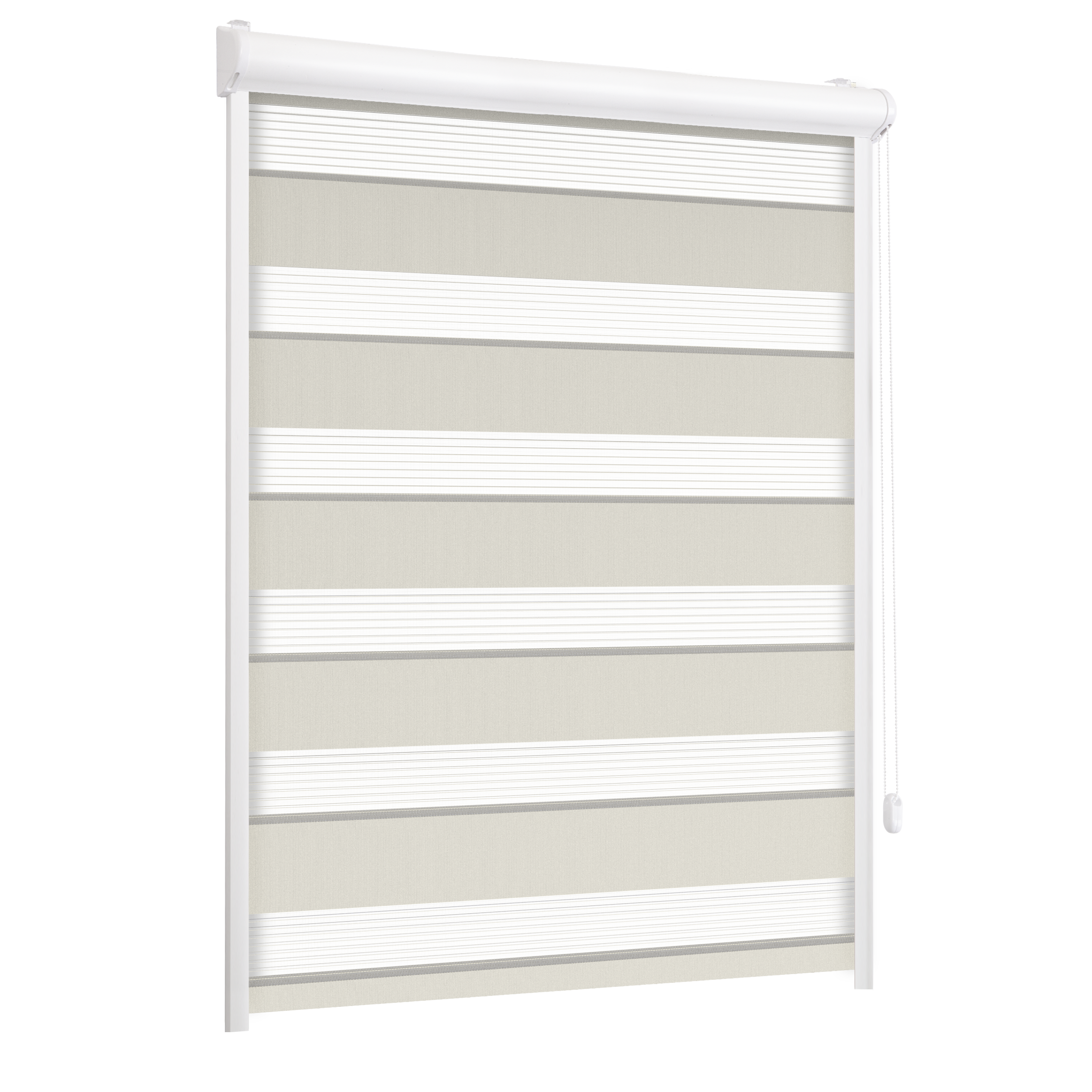 Roleta w kasecie dzień noc Classic lód 112.5 x 150 cm prawa