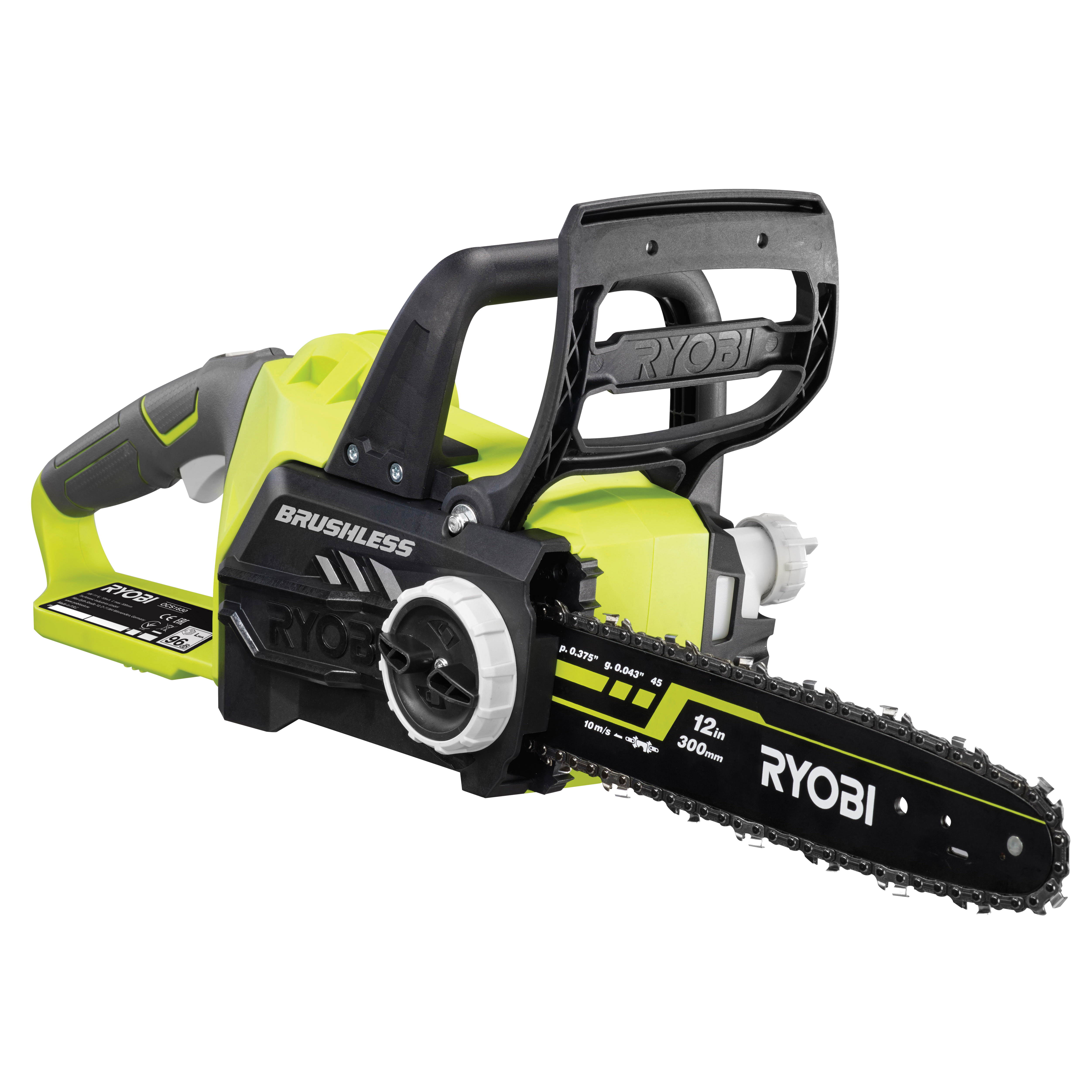 Motosega a batteria RYOBI ELET 18V barra da 30 cm, batteria non inclusa - 10