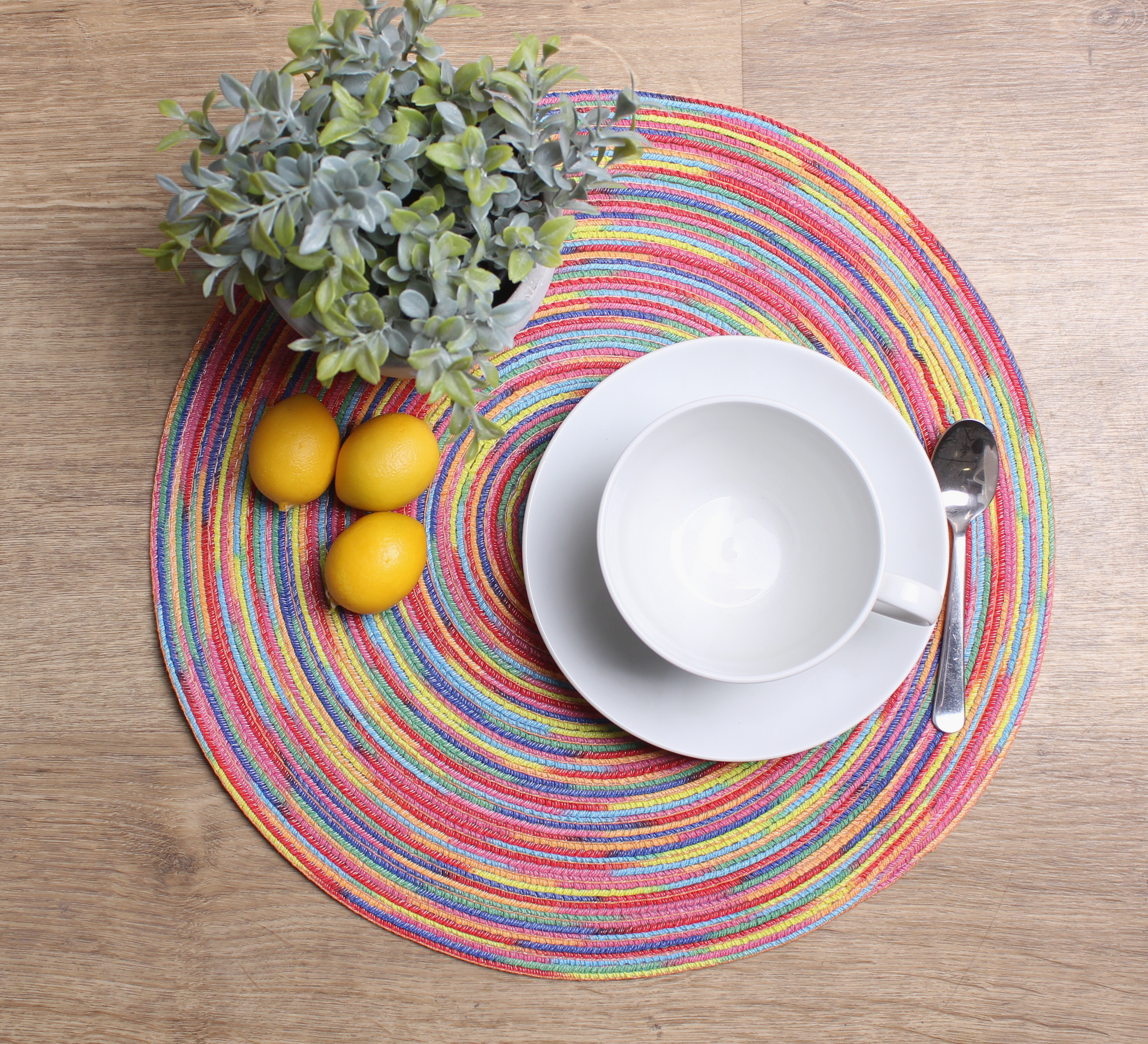 Podkładka na stół Lollipop okrągła śr. 38 cm czerwona - 2