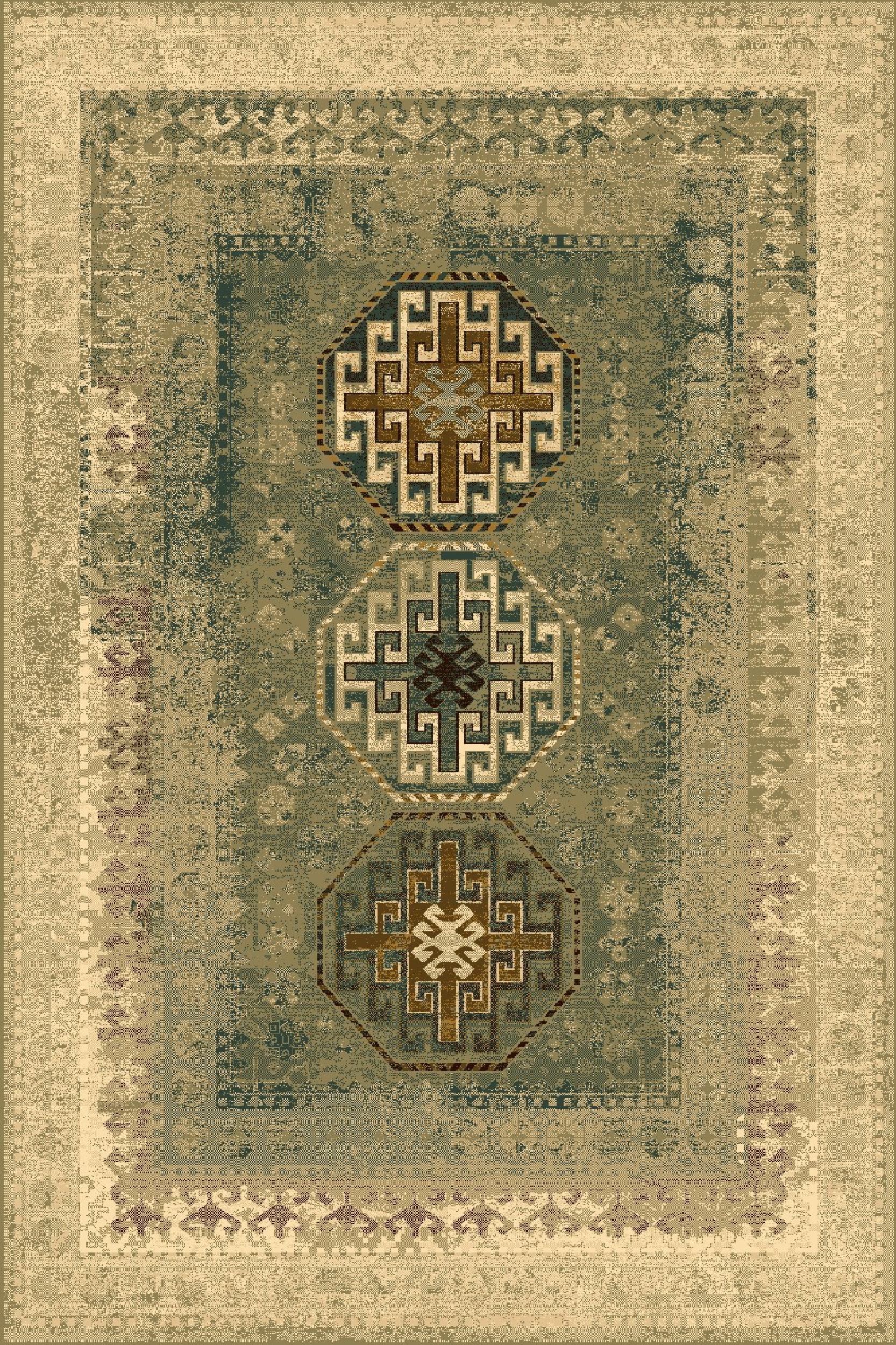 Dywan wełniany Polonia Ashan Jadeit 235 x 350 cm
