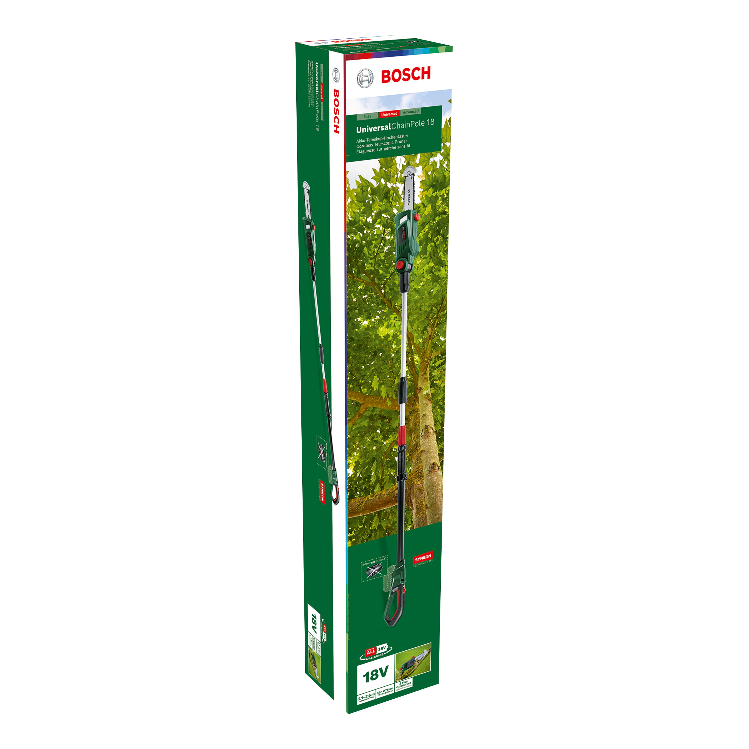 Piła łańcuchowa akumulatorowa na wysięgniku 20cm Bosch 18V - 4