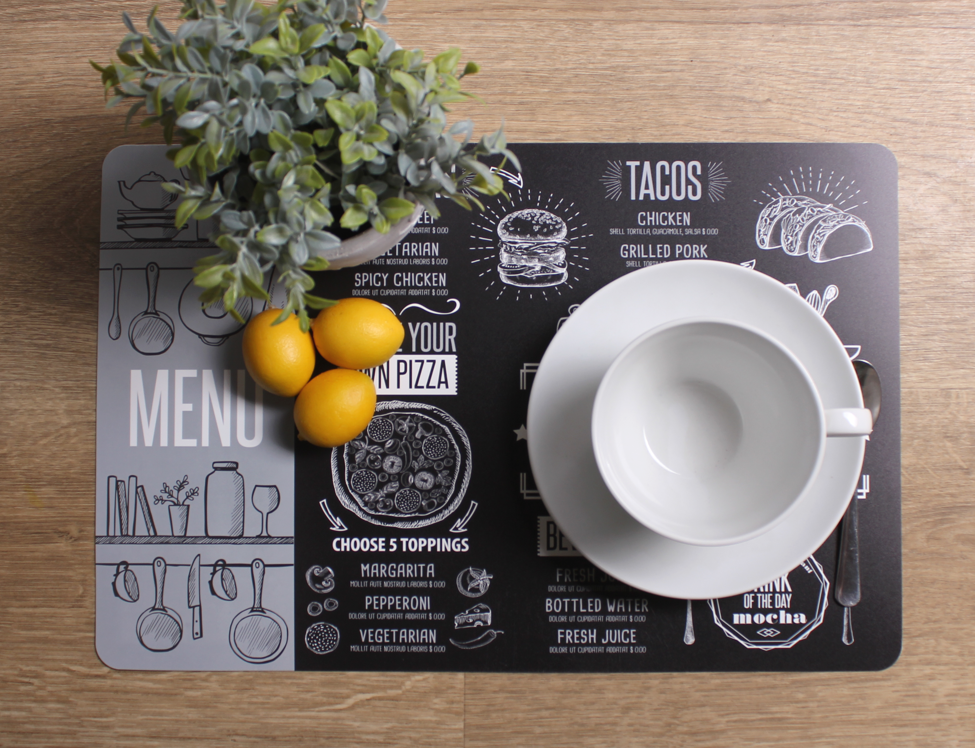 Podkładka na stół Tacos prostokątna 43 x 28 cm - 2