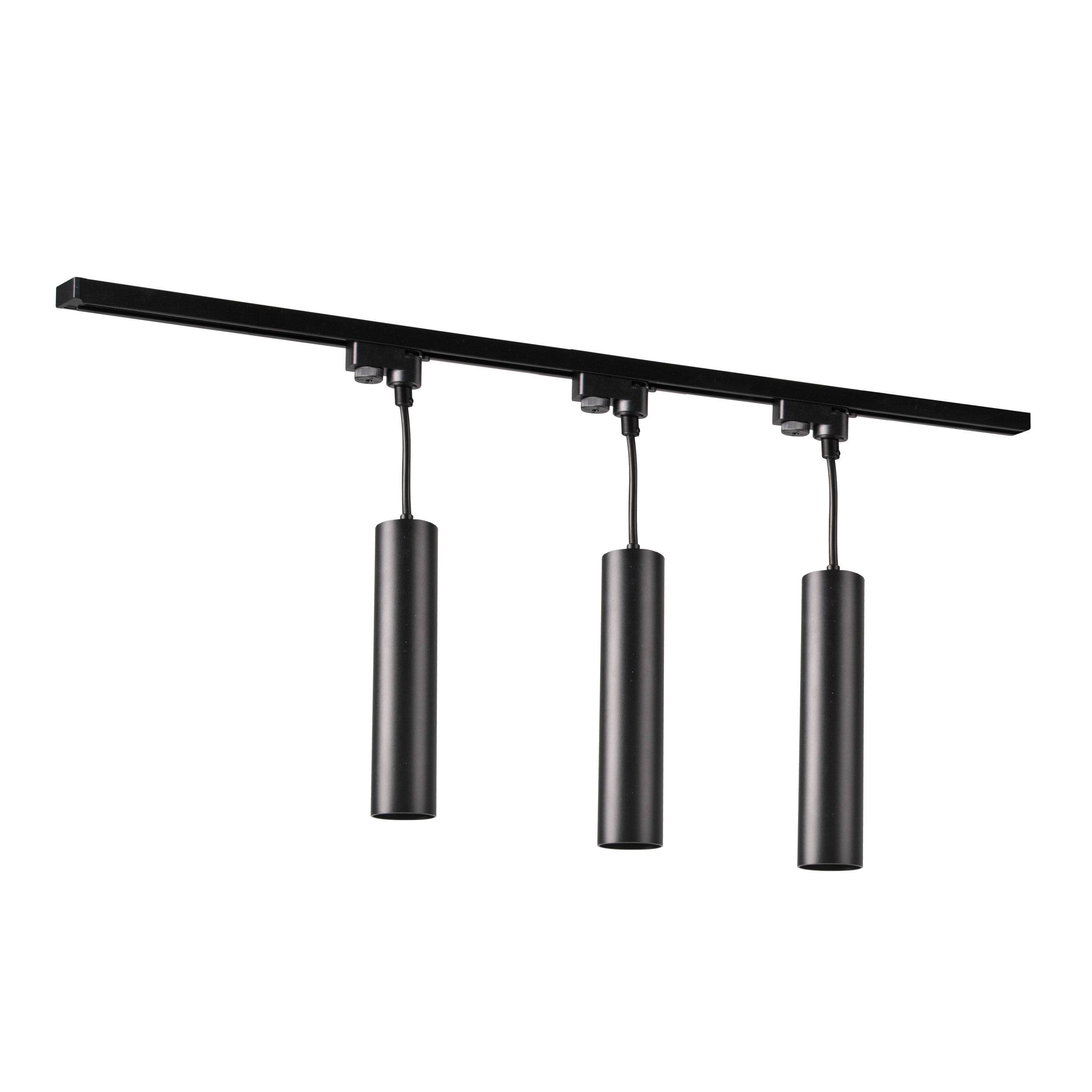 Szyna oświetleniowa z lampami wiszącymi Maribel czarna 3 x GU10 1F Goldlux - 4