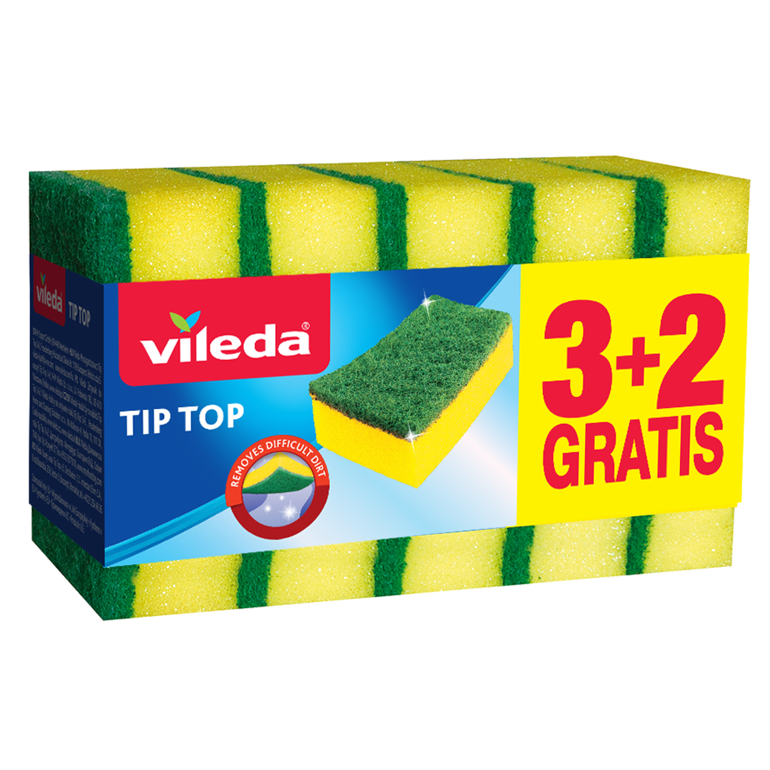 Zmywak kuchenny gąbka 5 szt. Vileda - 2