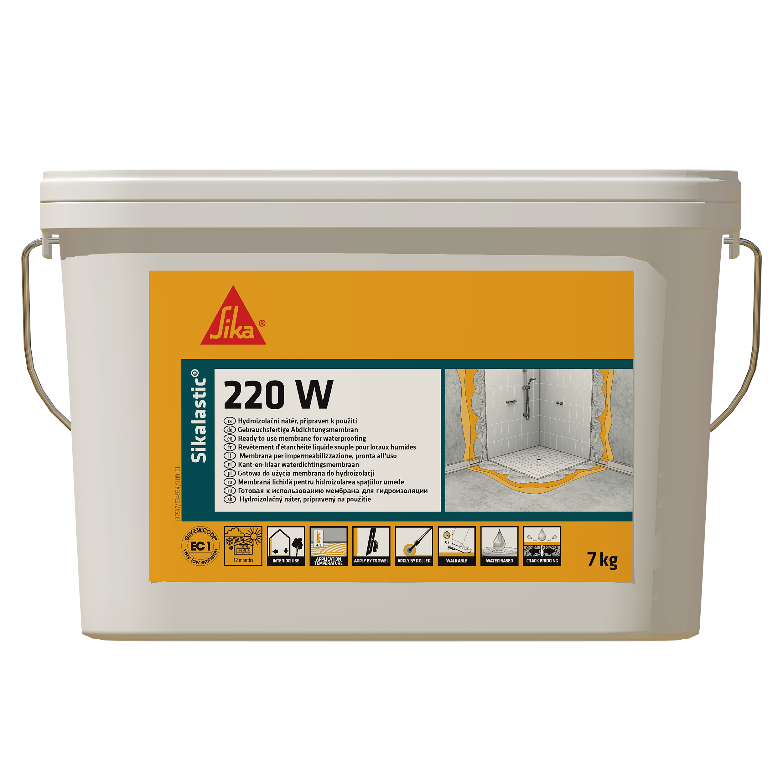 Folia w płynie Sikalastic 220W 7 kg