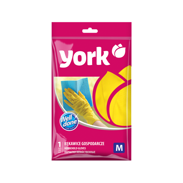 Rękawice ochronne lateksowe r. 8 / M York
