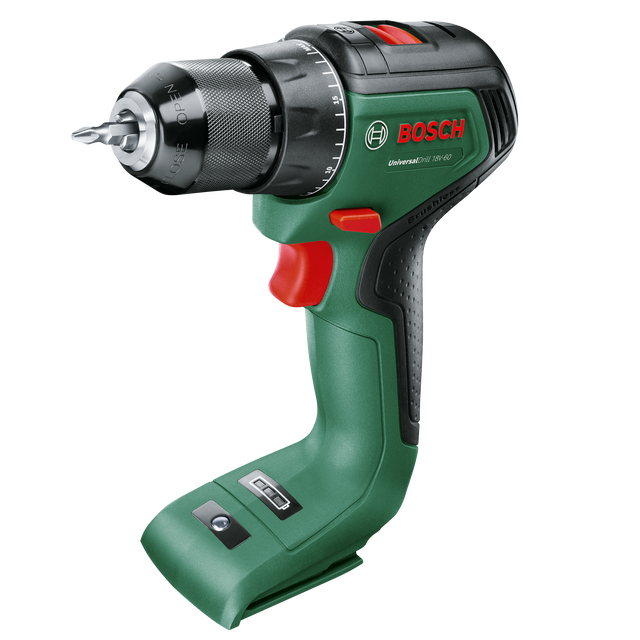 Wiertarko-wkrętarka akumulatorowa bezszczotkowa UniversalDrill 18V-60 18V Litowo-jonowa BOSCH