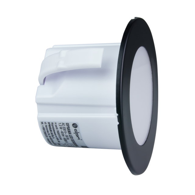 Oprawa schodowa czarna IP20 40 lm LED DPM