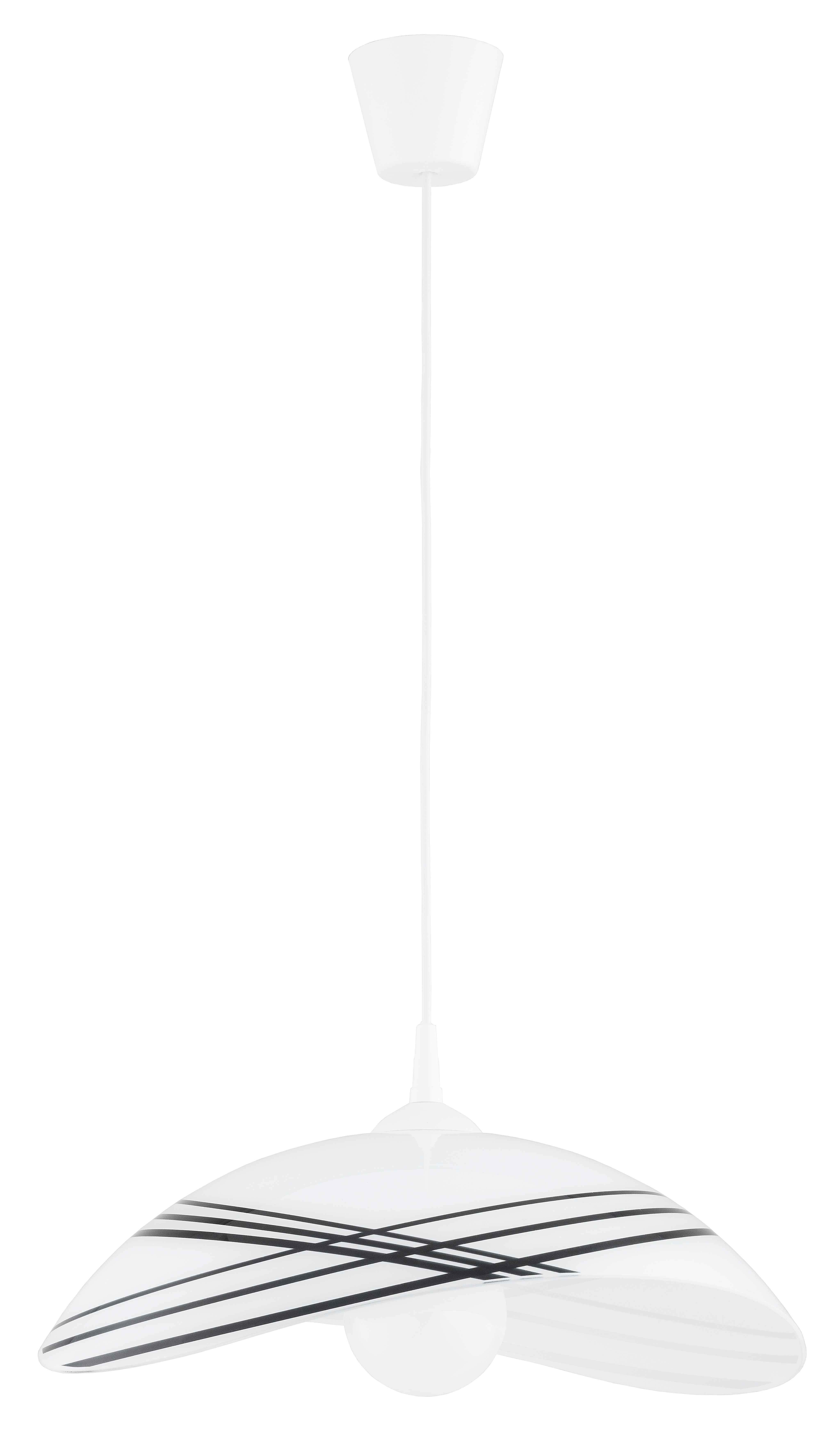 Lampa wisząca Bratek biała E27 Alfa