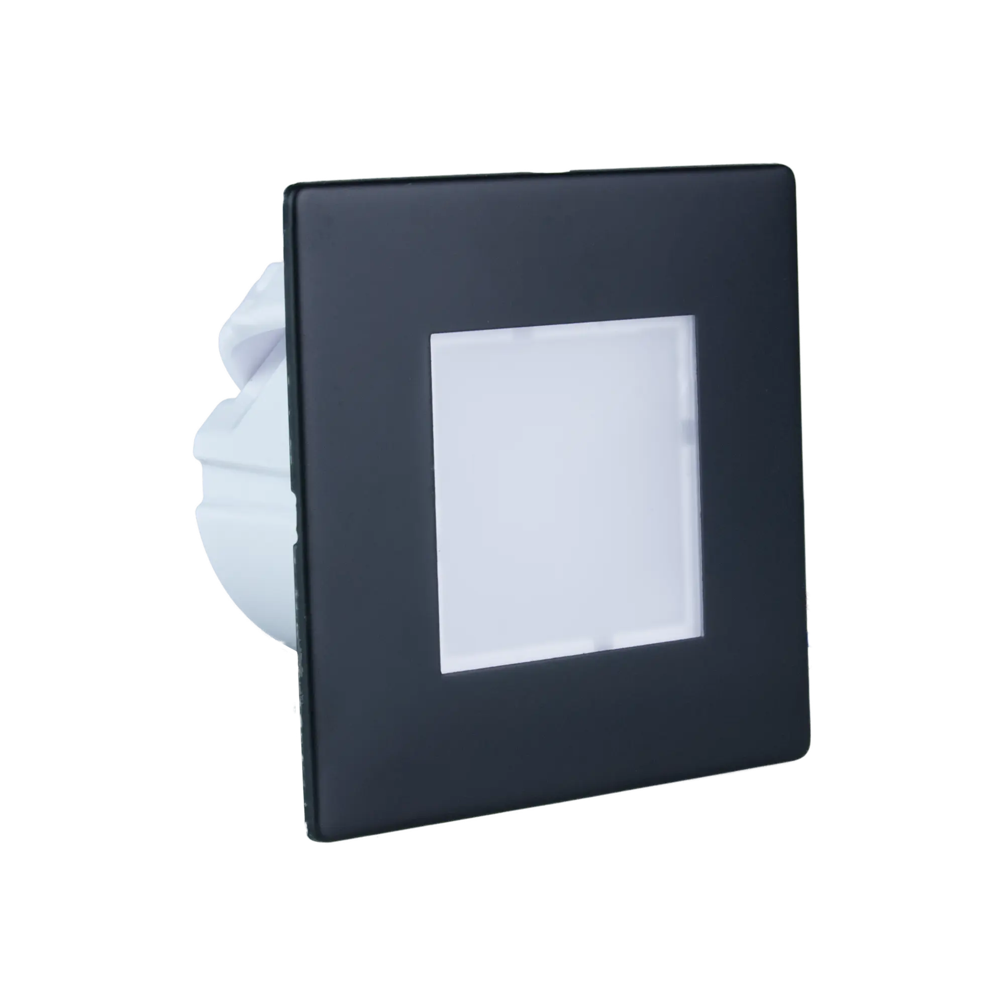 Oprawa schodowa czarna kwadratowa 7.8 cm IP20 40 lm LED DPM - 3