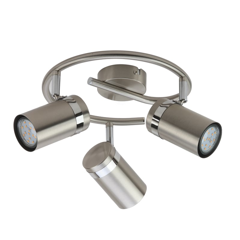 Plafon Palmoni srebrny 3 x GU10 Italux