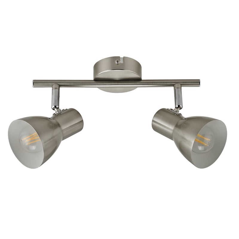 Listwa reflektorowa Riado nikiel 2 x E14 Italux