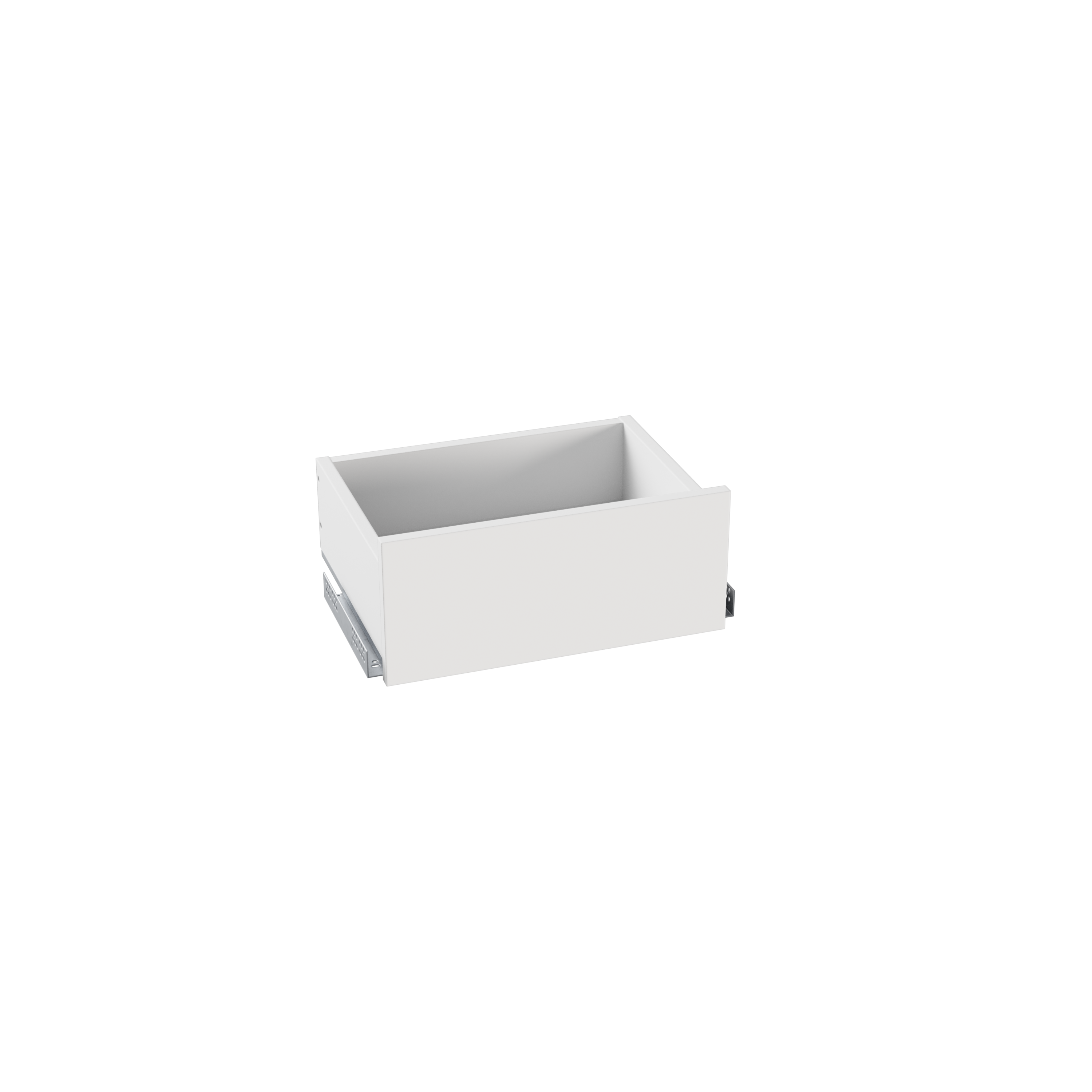 Szuflada 18 cm do korpusu 50 cm głębokość 35.6 cm biała