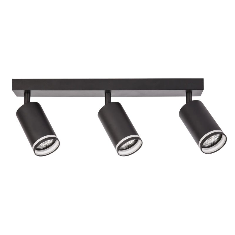 Listwa reflektorowa Paris czarna 3 x GU10 Goldlux