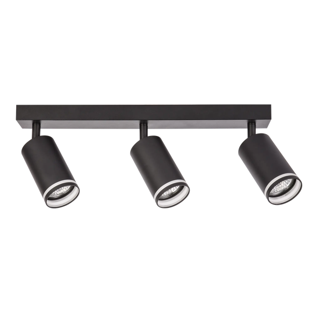 Listwa reflektorowa Paris czarna 3 x GU10 Goldlux