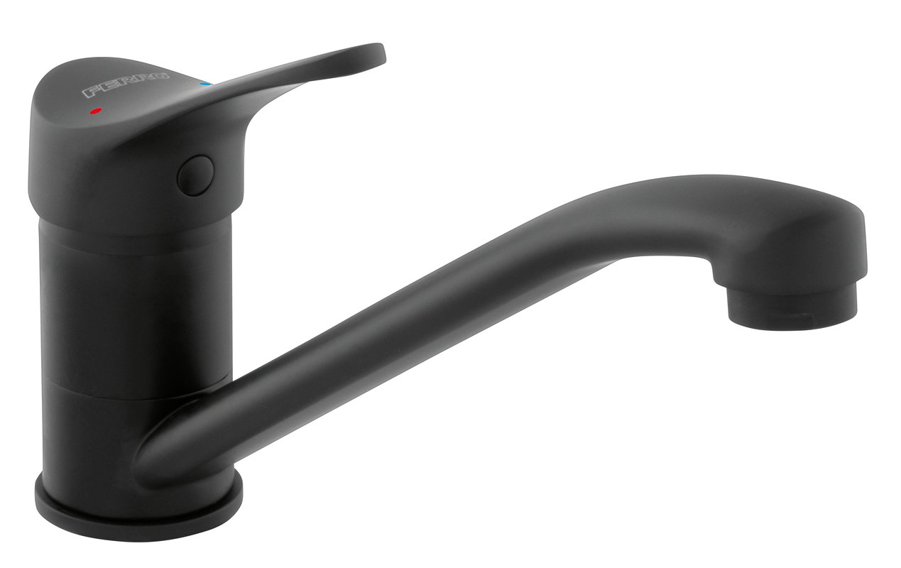 Bateria kuchenna Petite Czarna wylewka K Ferro