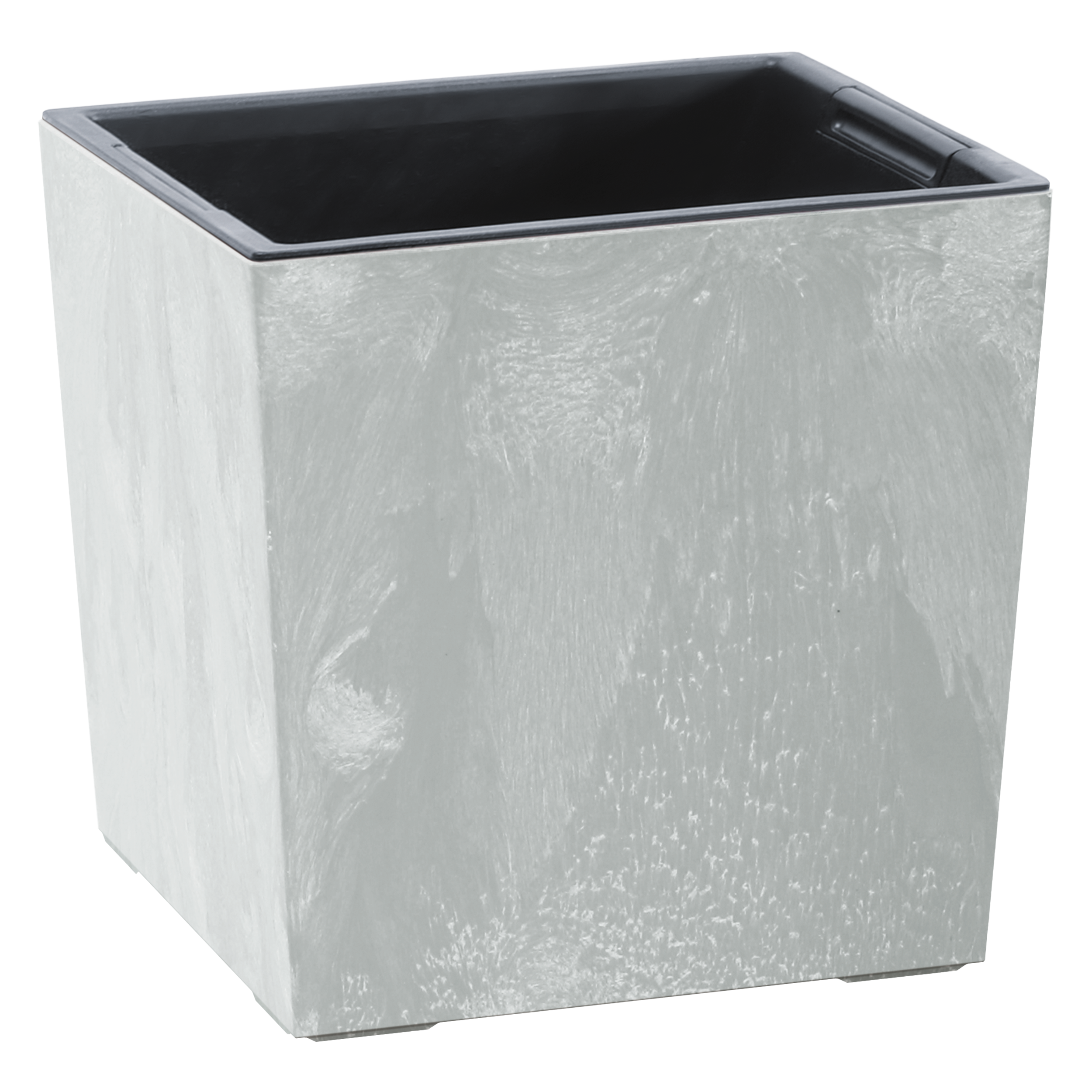 Donica Urbi 29.5x29.5cm plastikowa szara Prosperplast