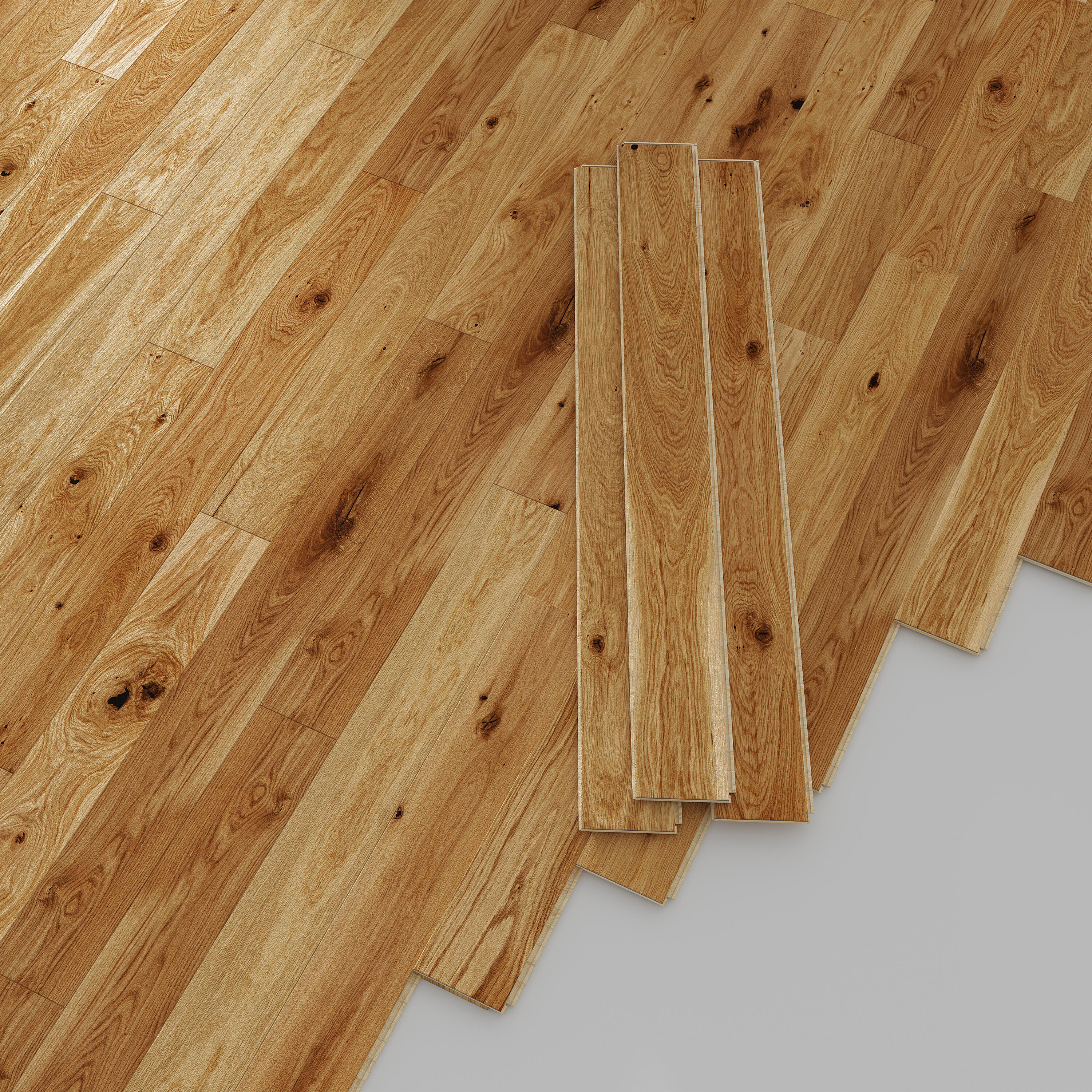 Parquet contrecollé chêne blond campagne vitrifié S BARLINEK, l.11 cm - 4