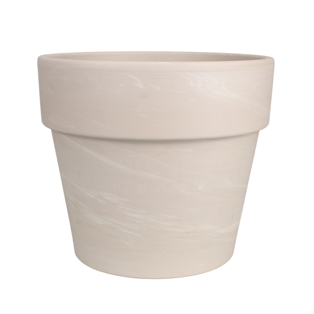 Donica gliniana Calima śr.24.5 cm beżowa Cermax