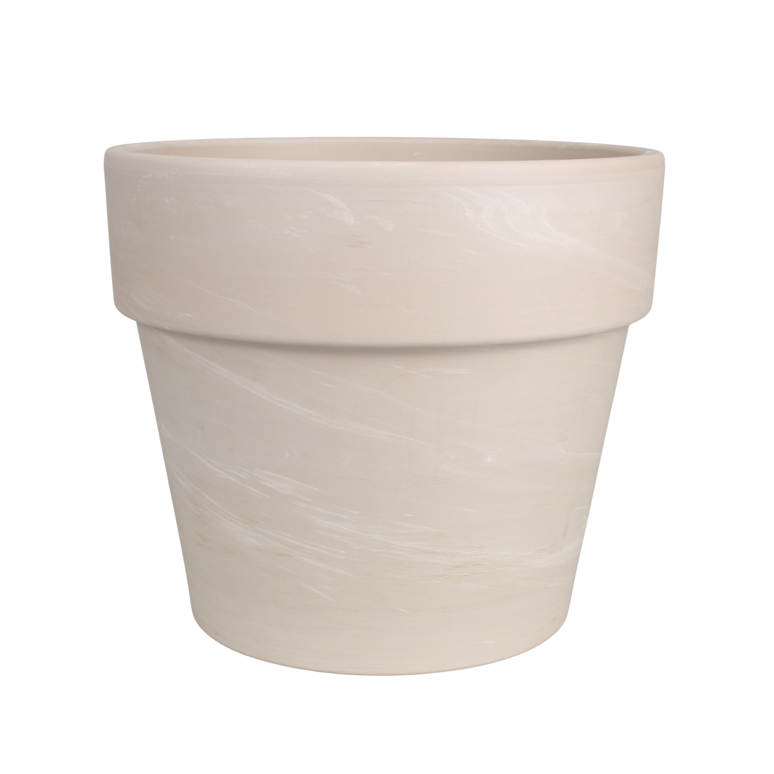 Donica gliniana Calima śr.22 cm beżowa Cermax