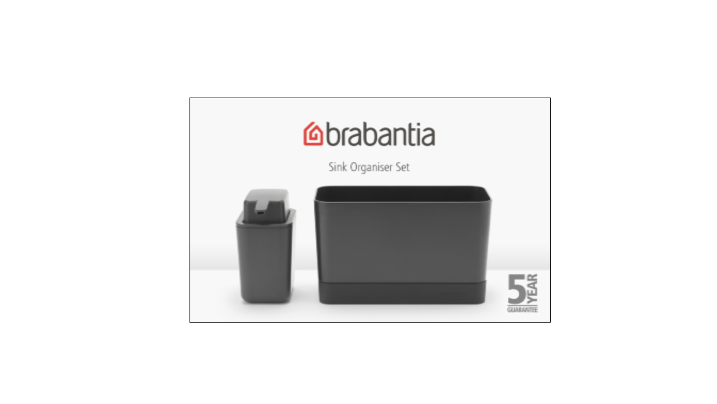 Zestaw ociekacz na sztućce i dozownik do mydła Sink Side Brabantia - 3
